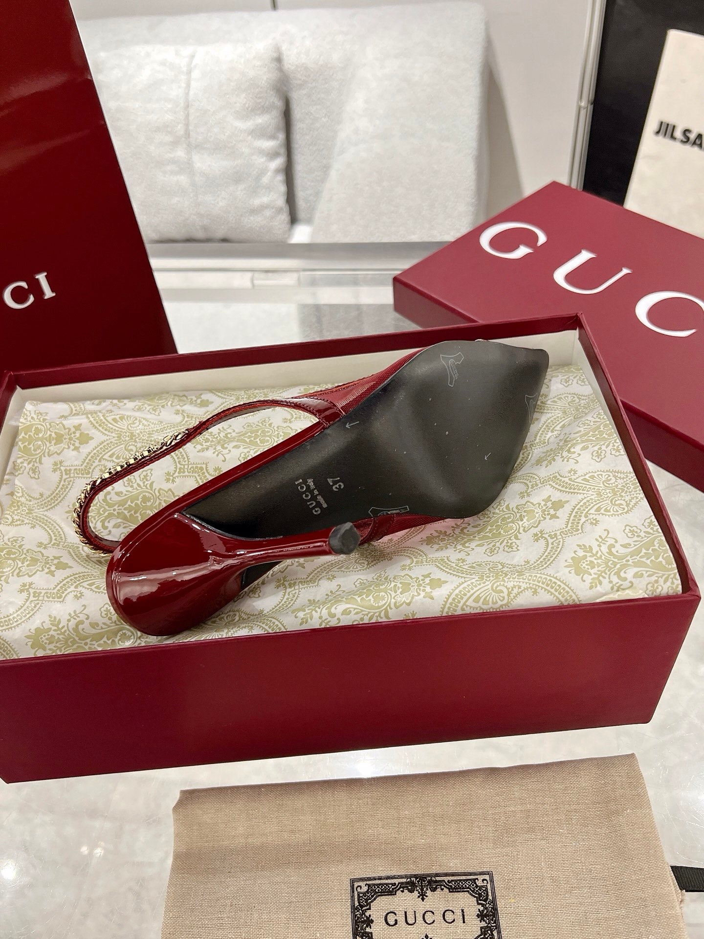 G* New Chain High Heel Sandals