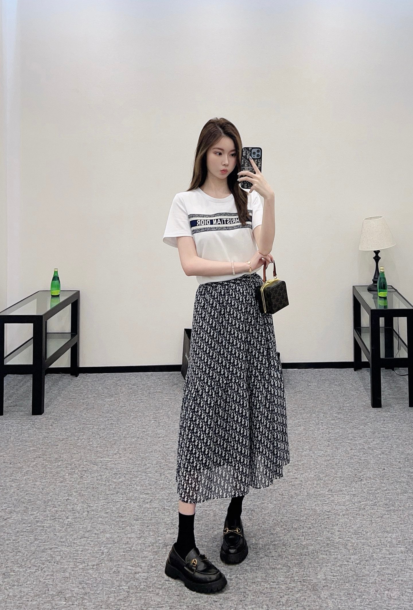 D*♥2025 new product Short-sleeved skirt suit