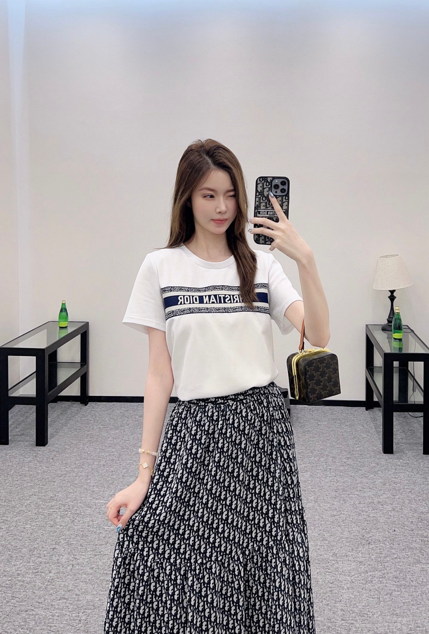 D*♥2025 new product Short-sleeved skirt suit