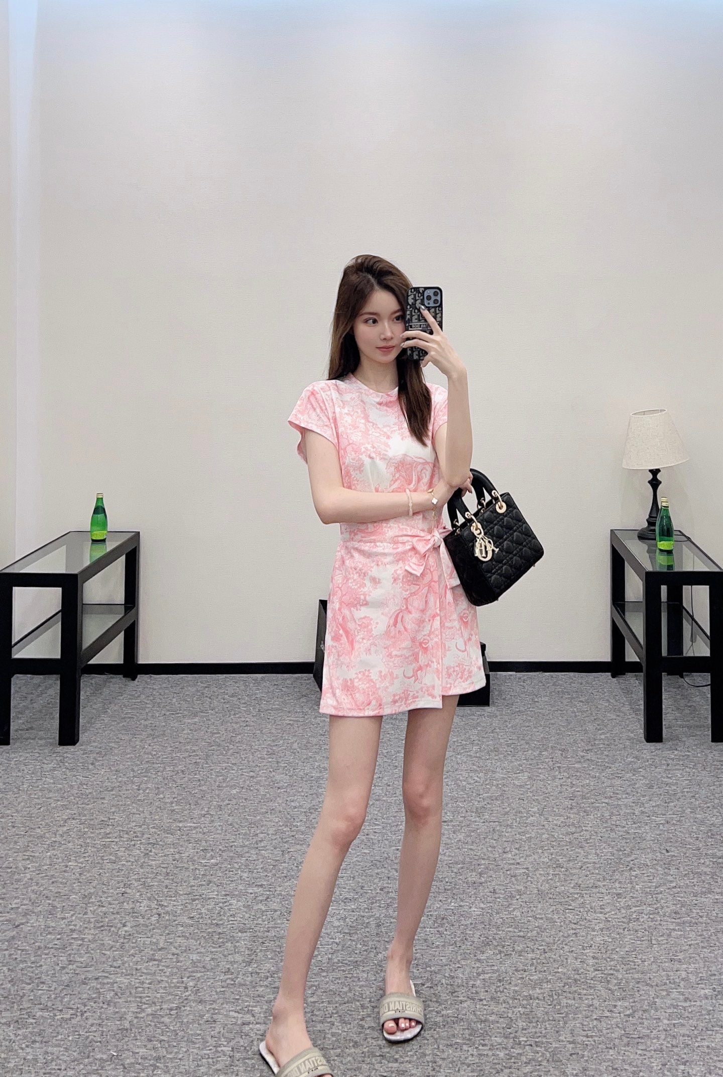 D*♥2025 new product Lace-up dress