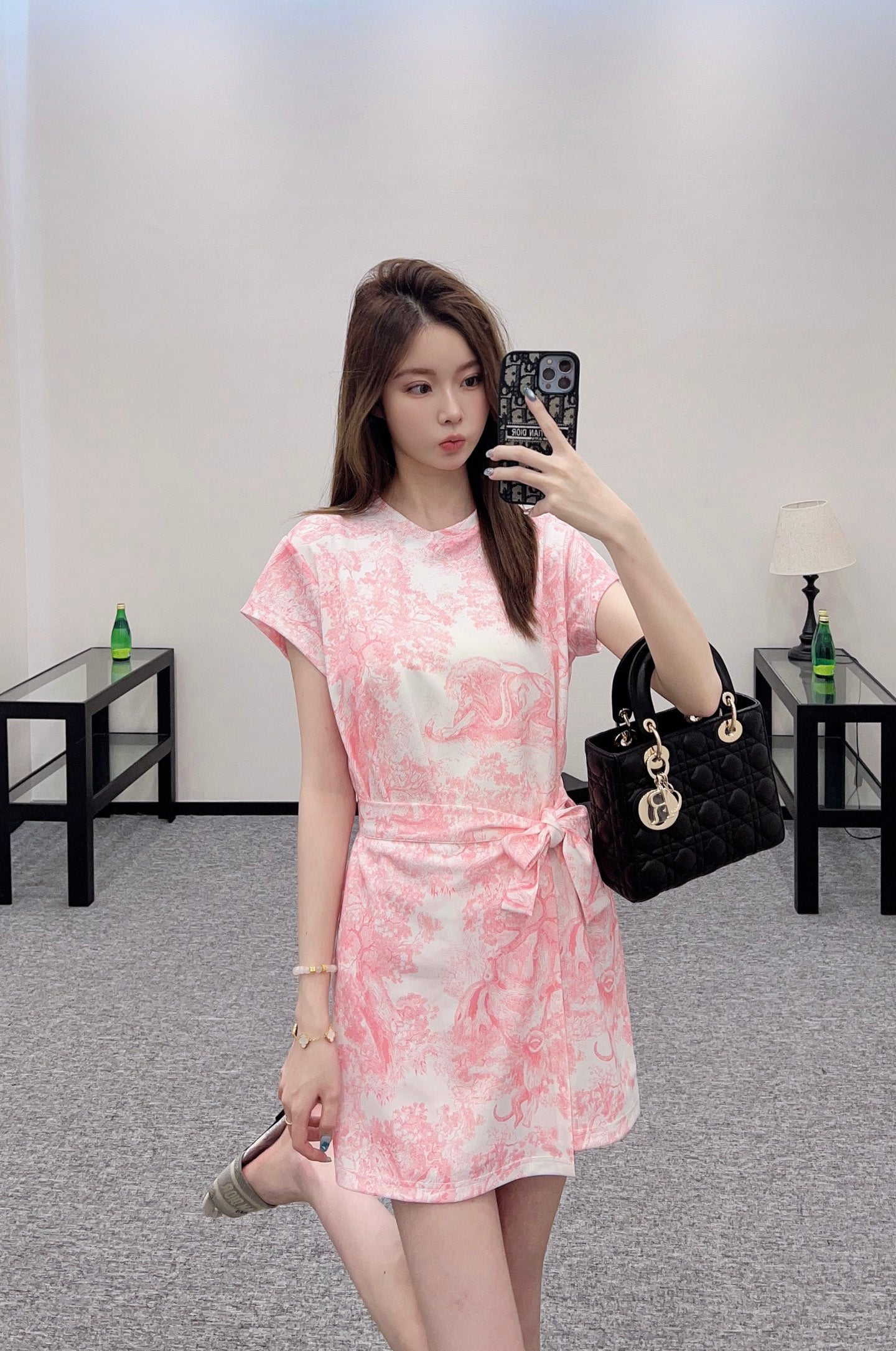 D*♥2025 new product Lace-up dress