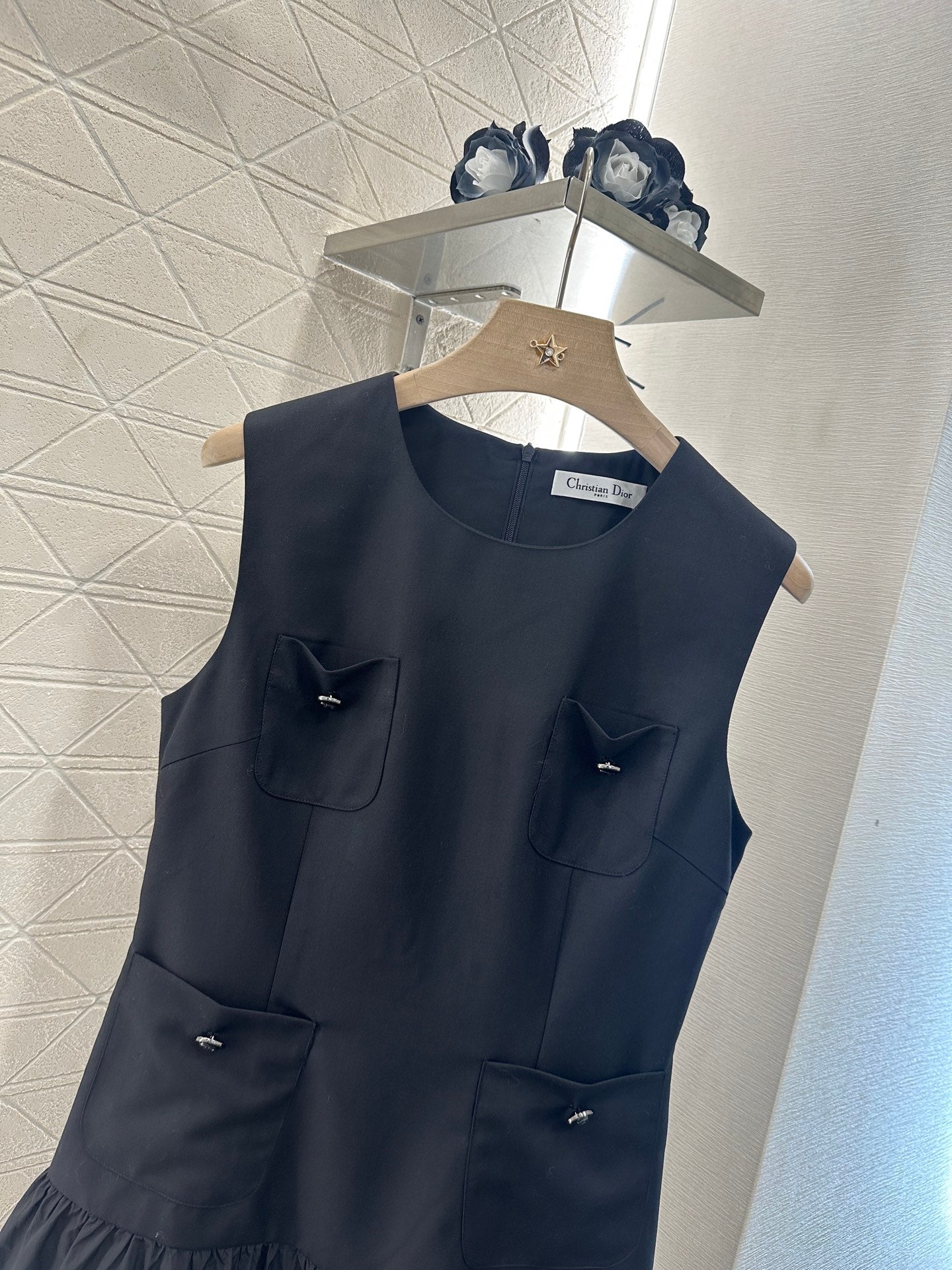 D*♥2025 new product Pocket vest dress