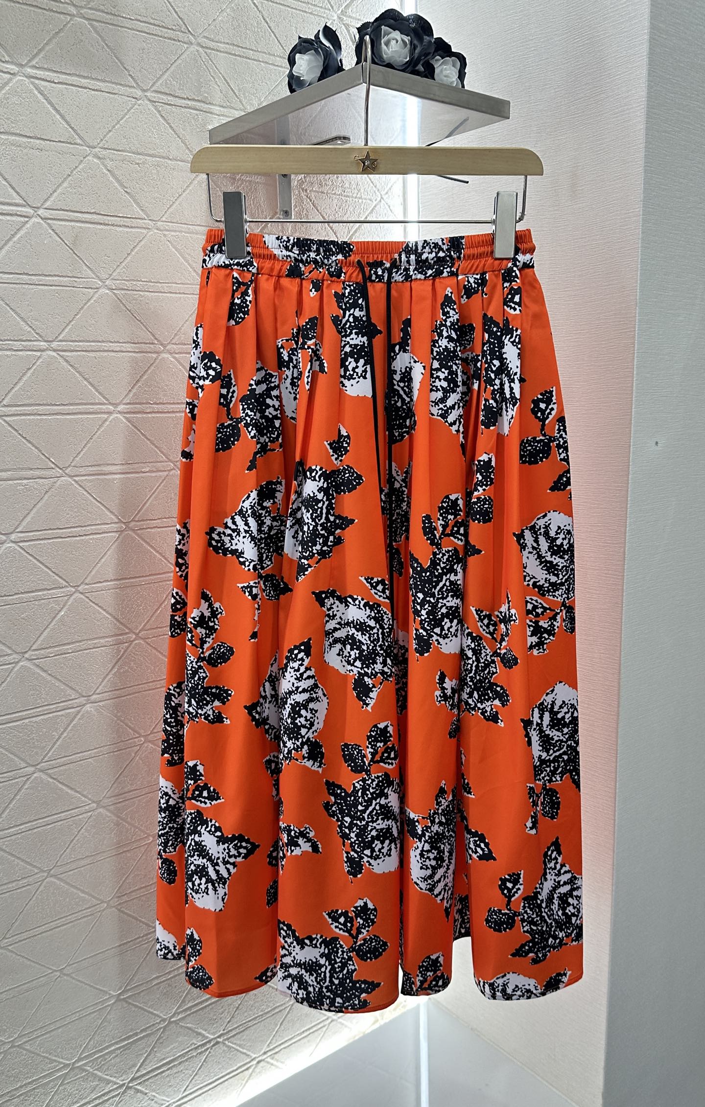 Louis *♥2025 new product Elastic floral skirt