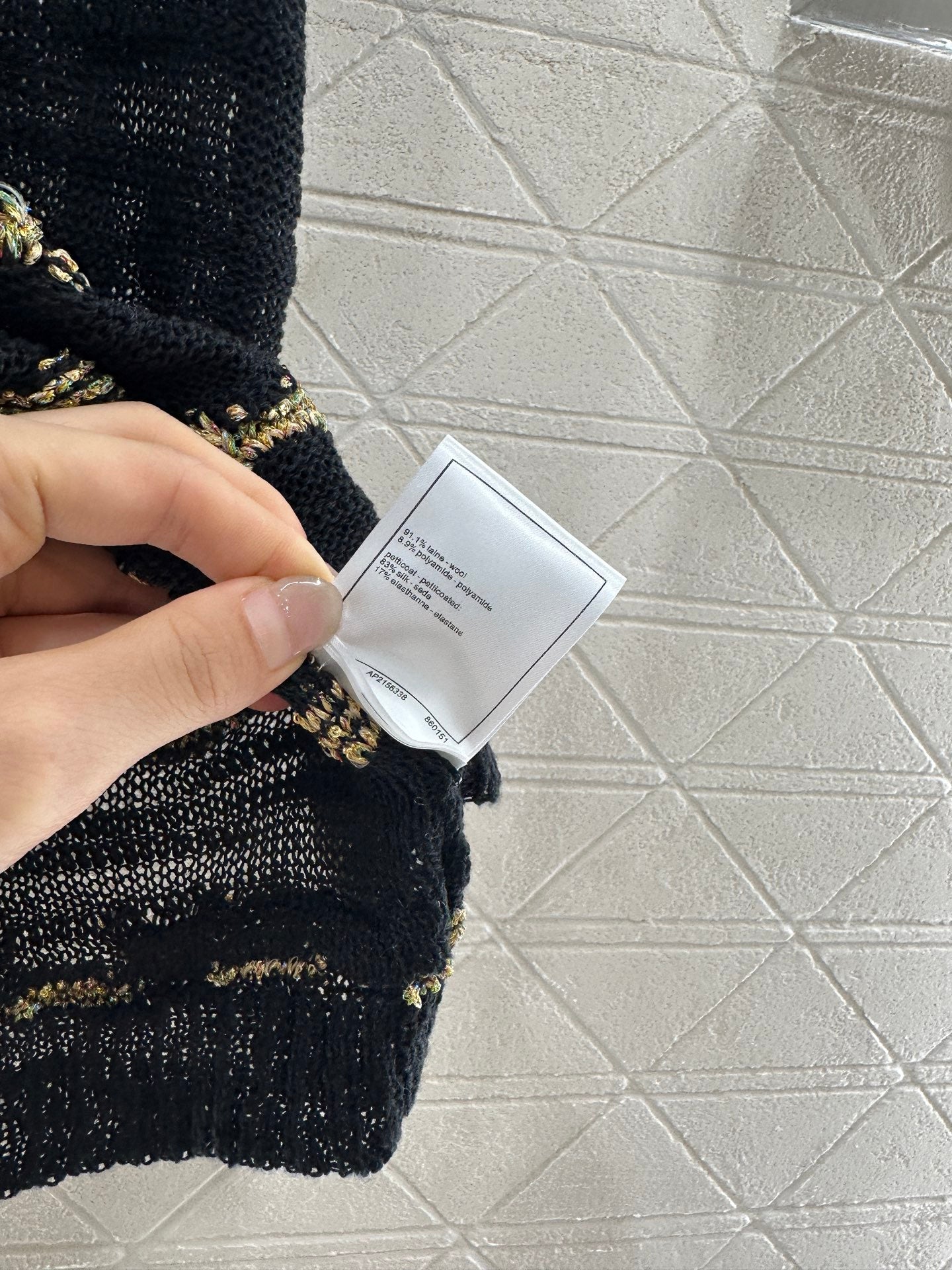 C*♥2025 new product Embroidered knitted vest