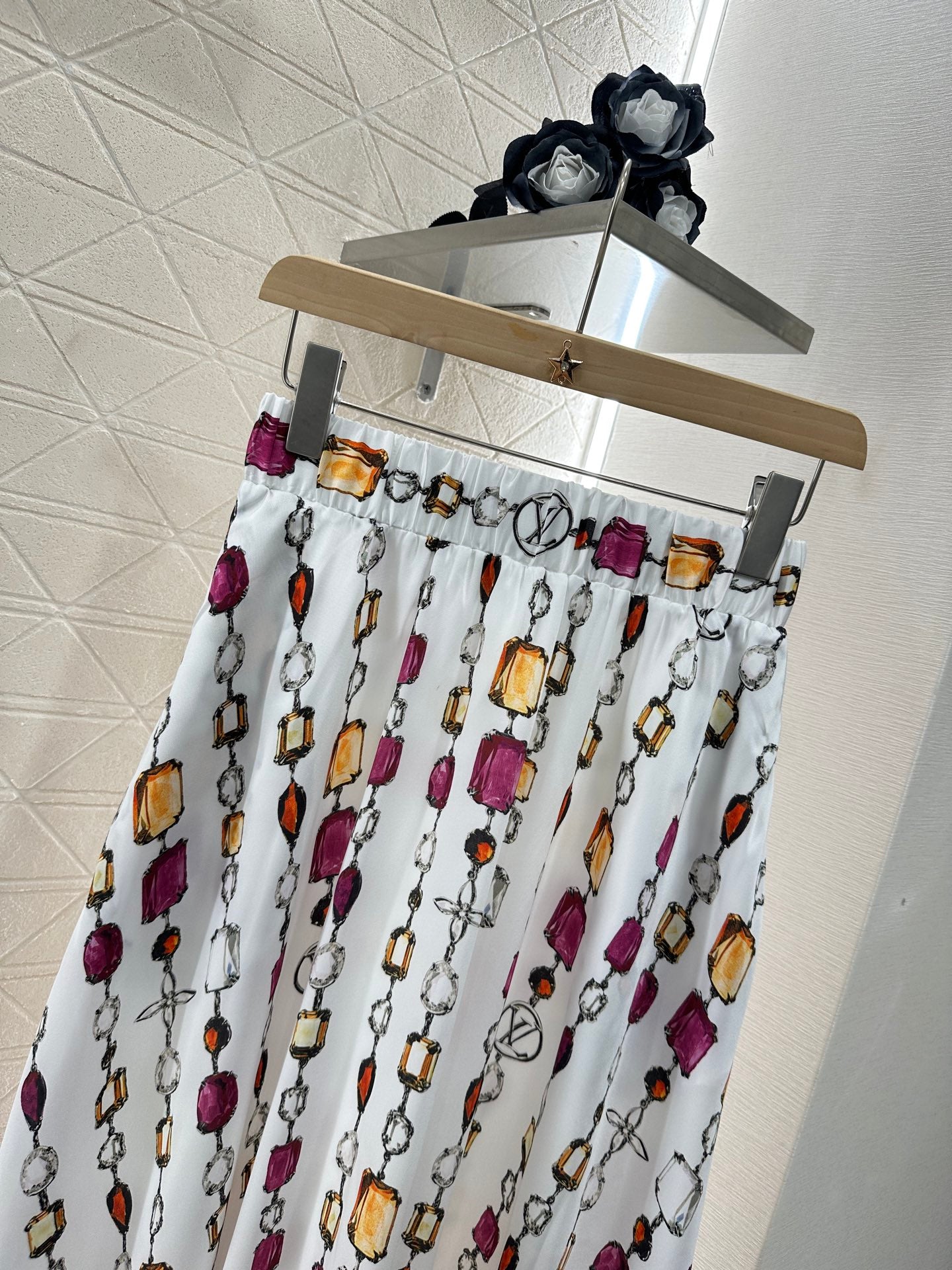 Louis *♥2025 new product Printed gemstone skirt