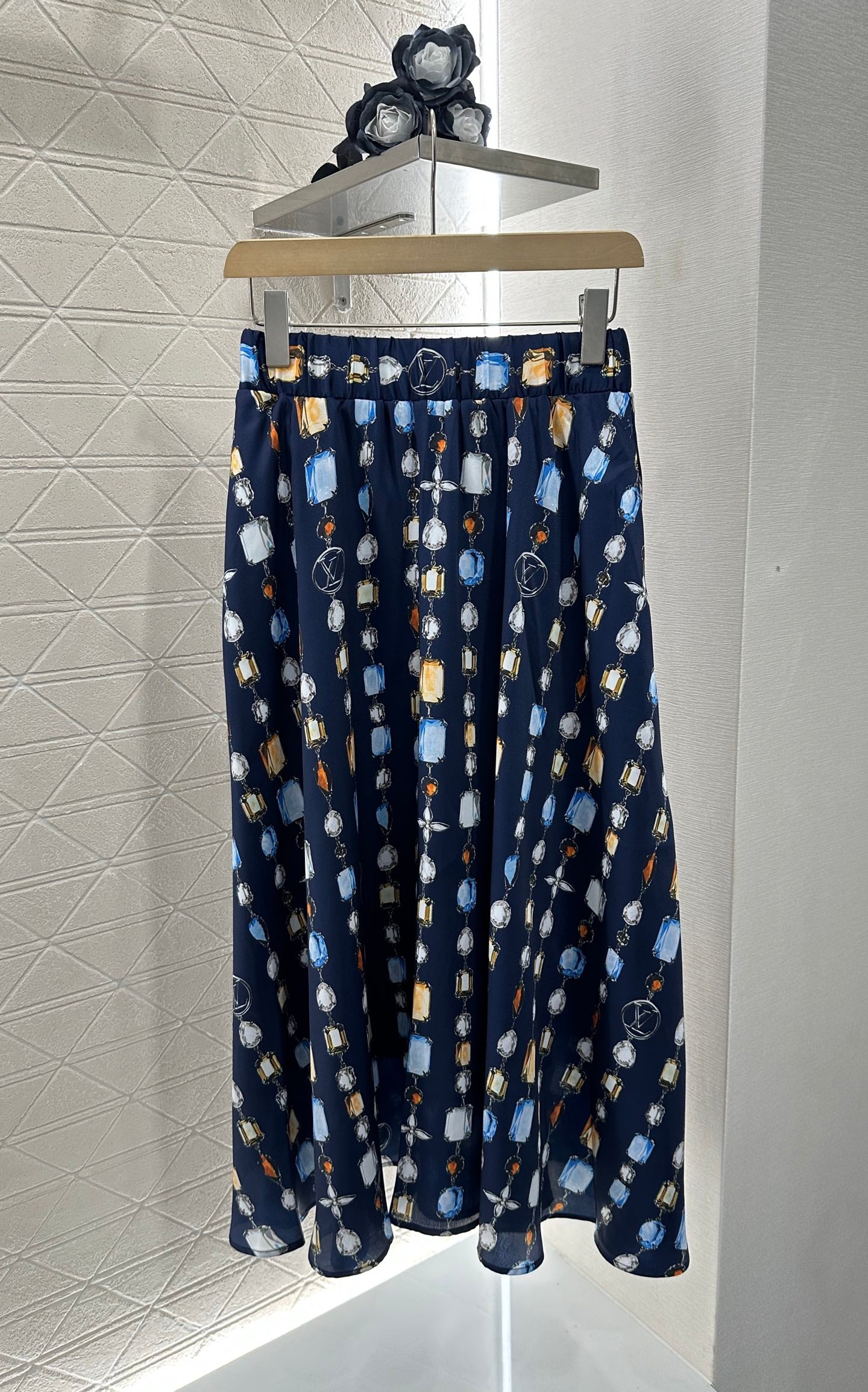 Louis *♥2025 new product Printed gemstone skirt