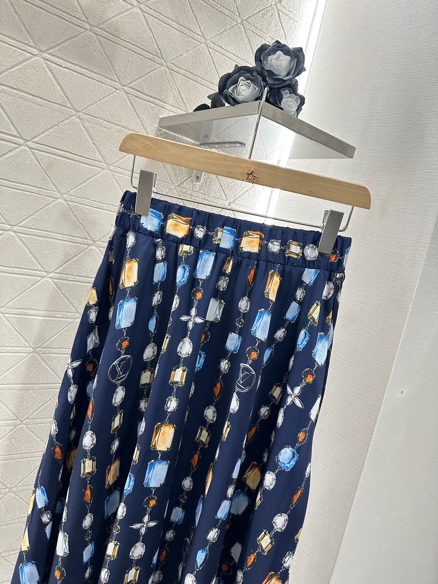 Louis *♥2025 new product Printed gemstone skirt