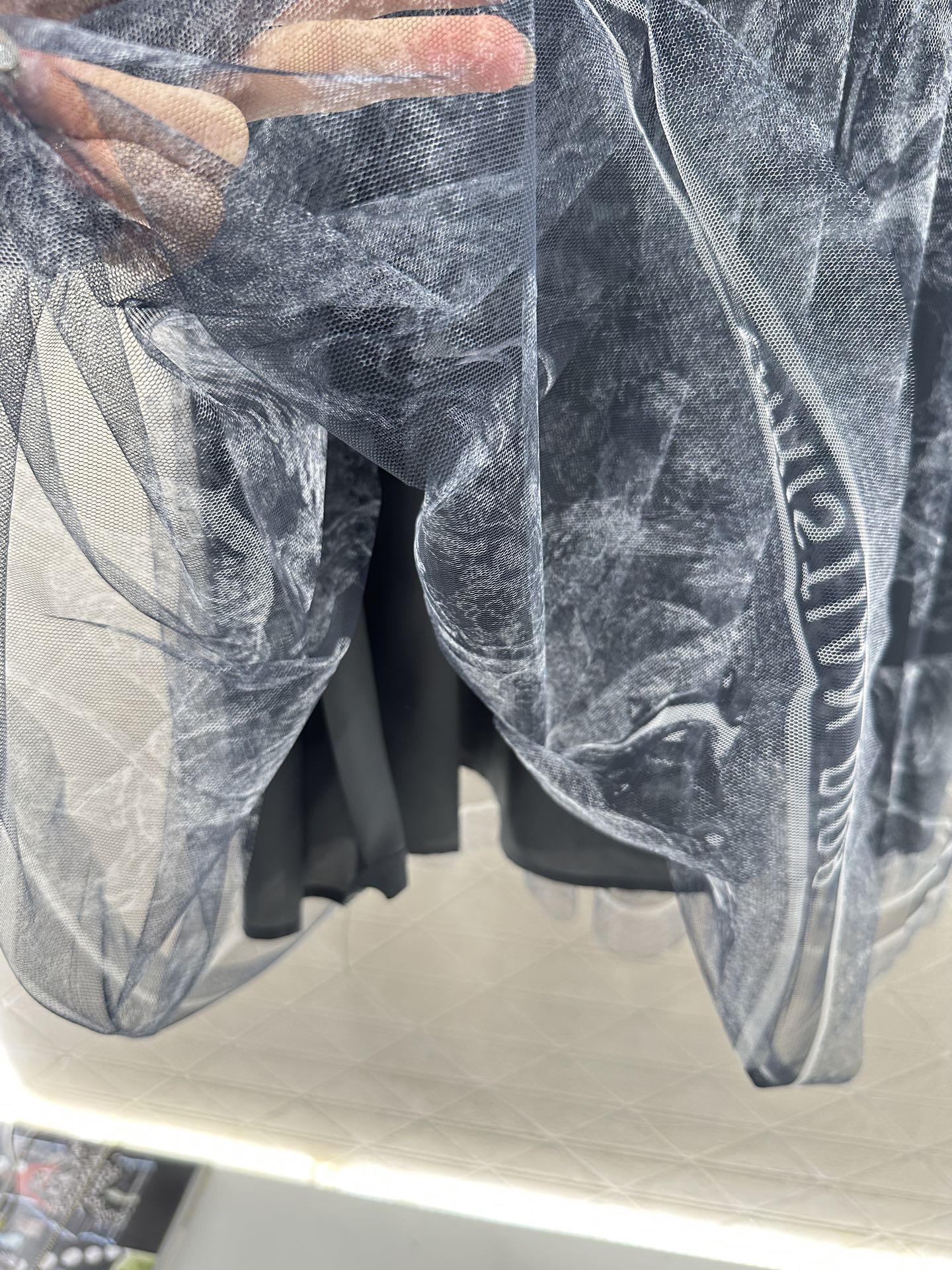 D*♥2025 new product High waist tulle skirt