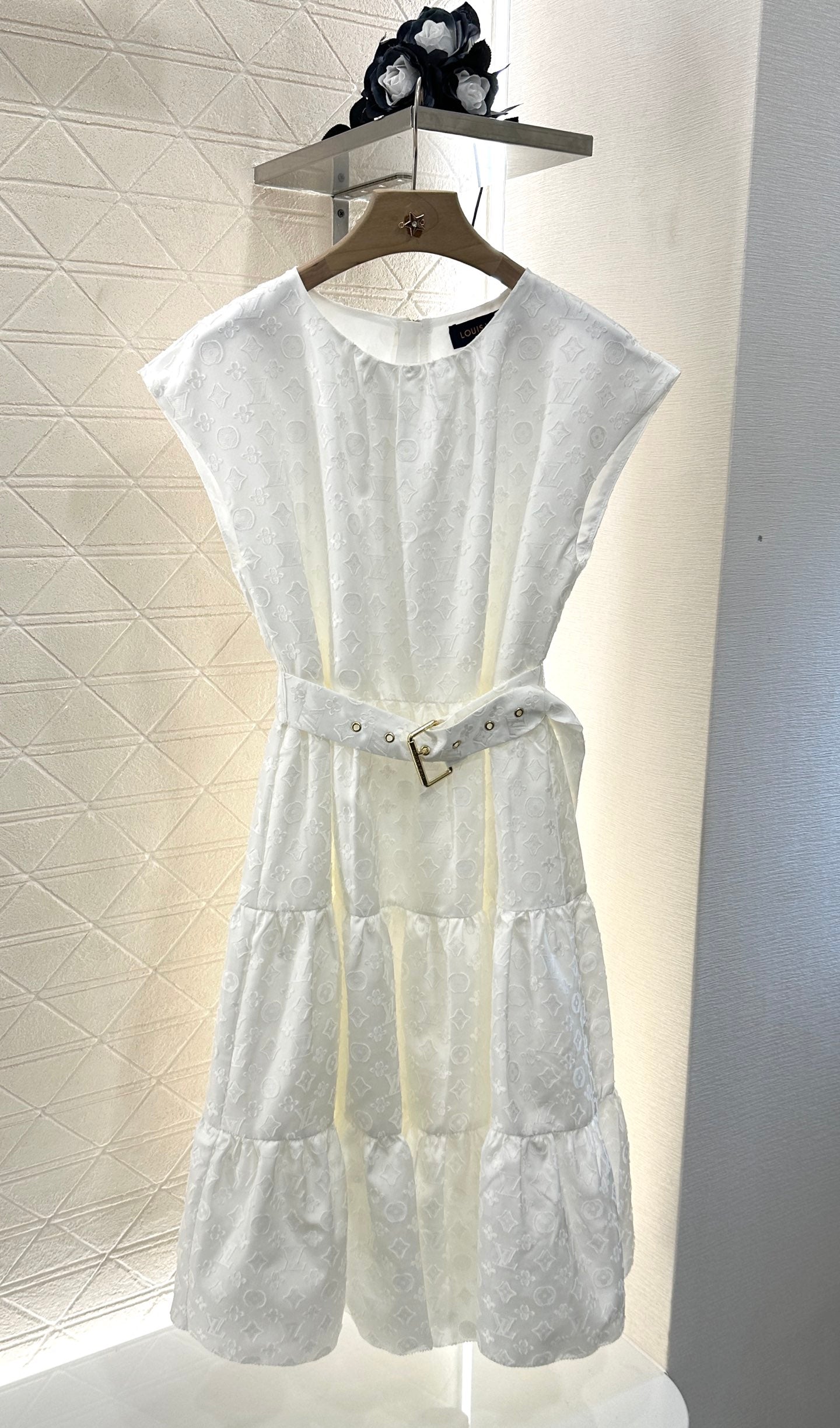 Louis *♥2025 new arrival Belt sleeveless dress