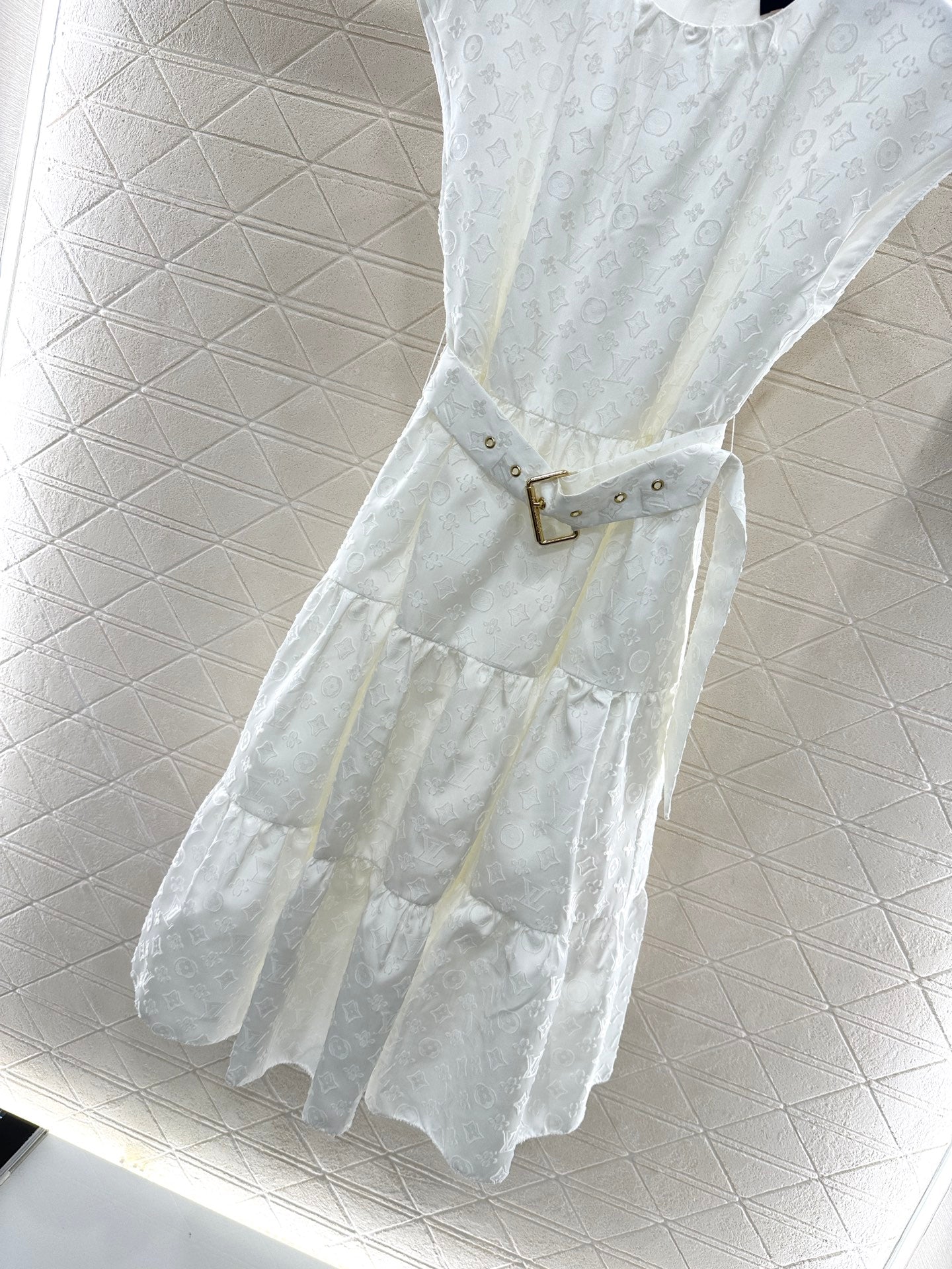Louis *♥2025 new arrival Belt sleeveless dress