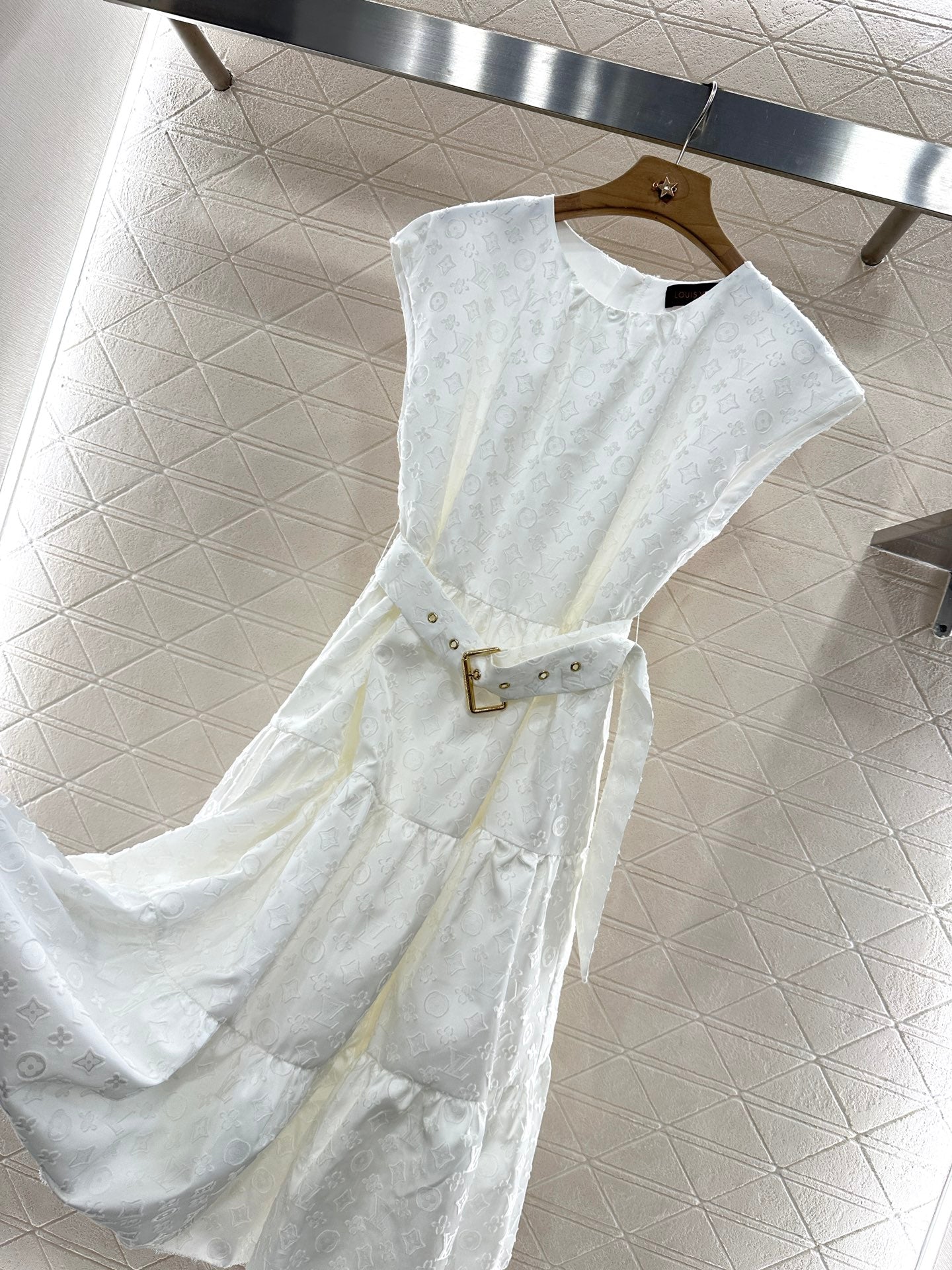 Louis *♥2025 new arrival Belt sleeveless dress
