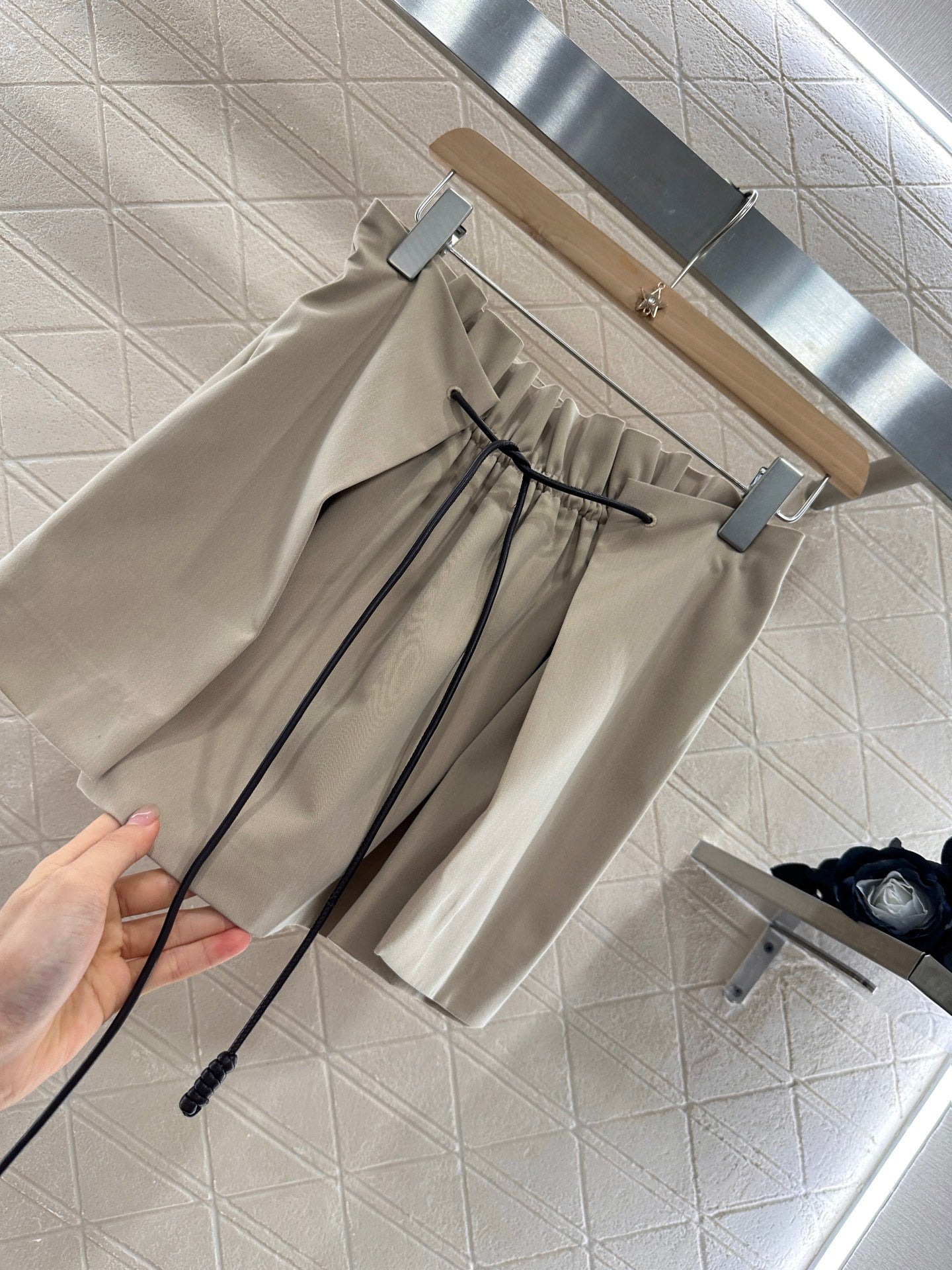 L*♥2025 new product Drawstring skirt