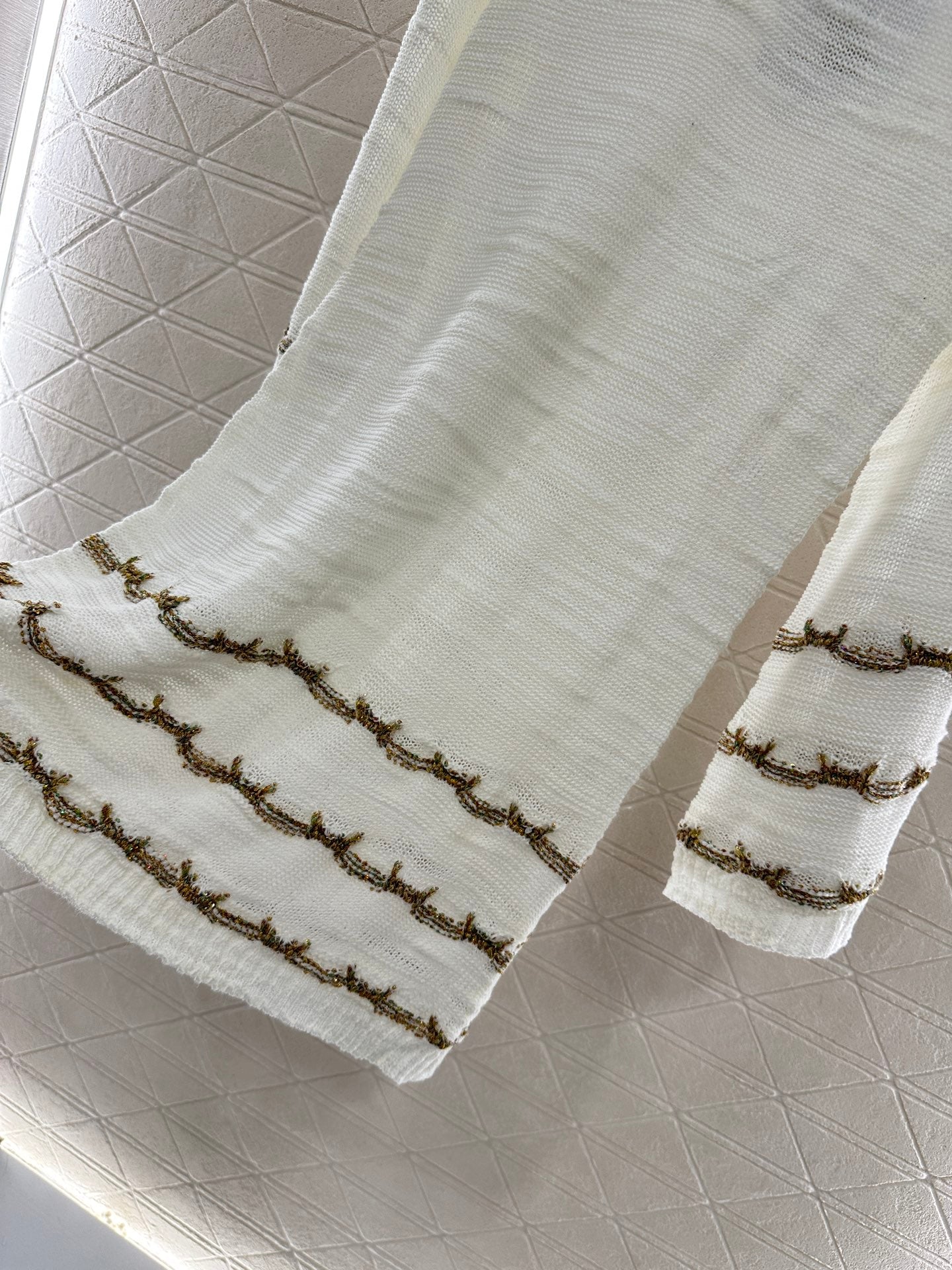 C*♥2025 new product Embroidered knitted dress