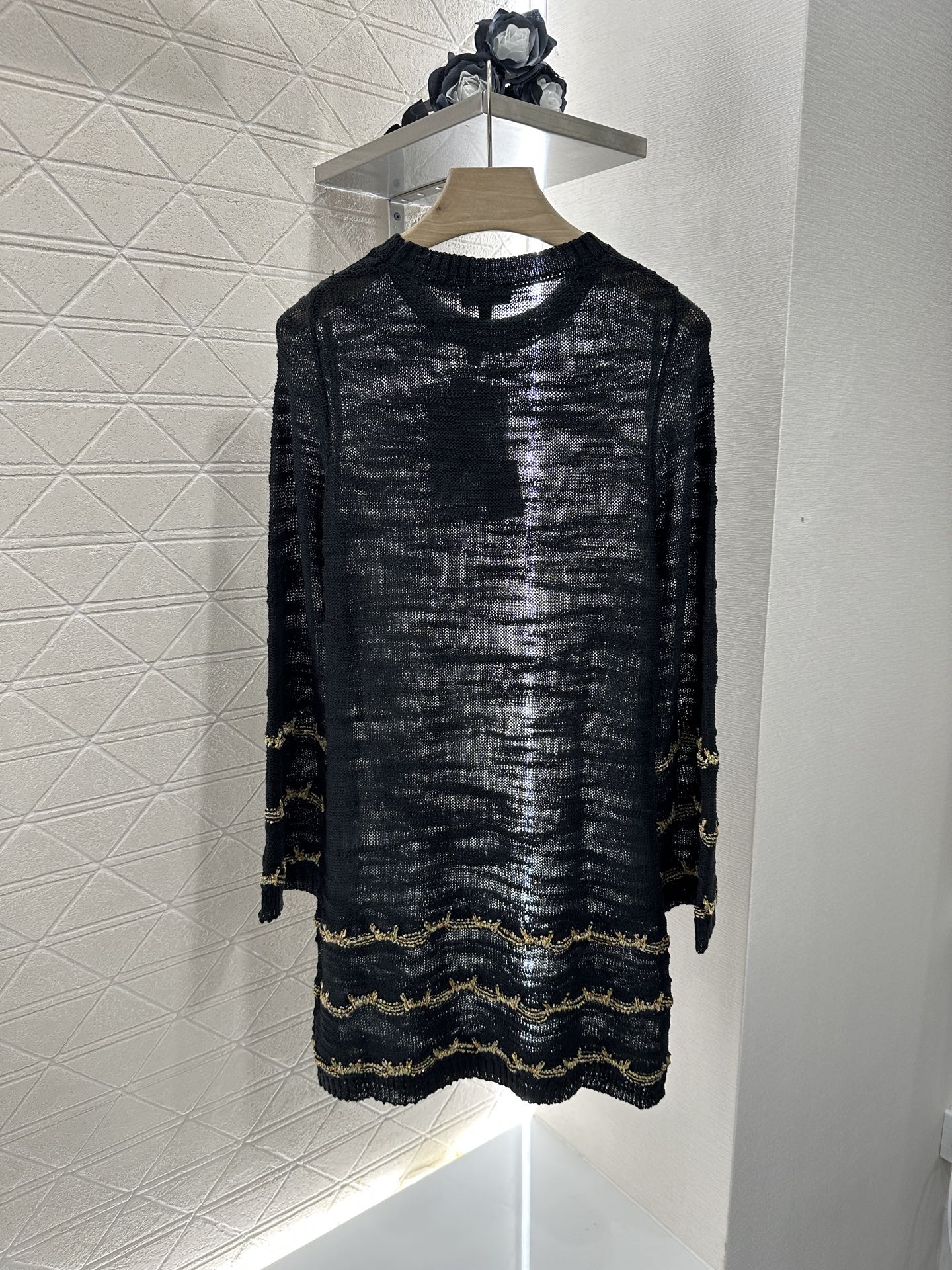 C*♥2025 new product Embroidered knitted dress