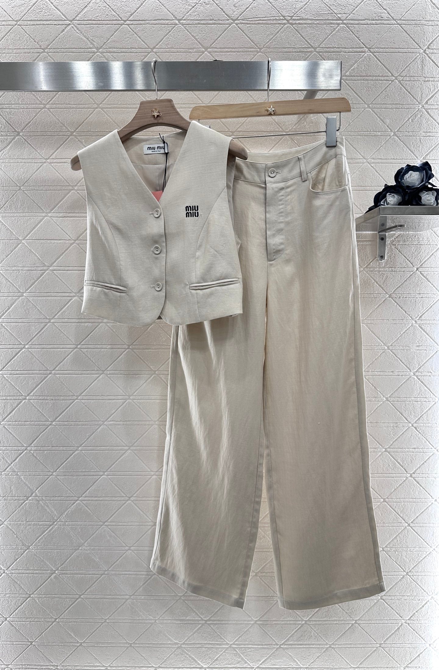 Mi*mi*♥2025 new products Vest and trousers set