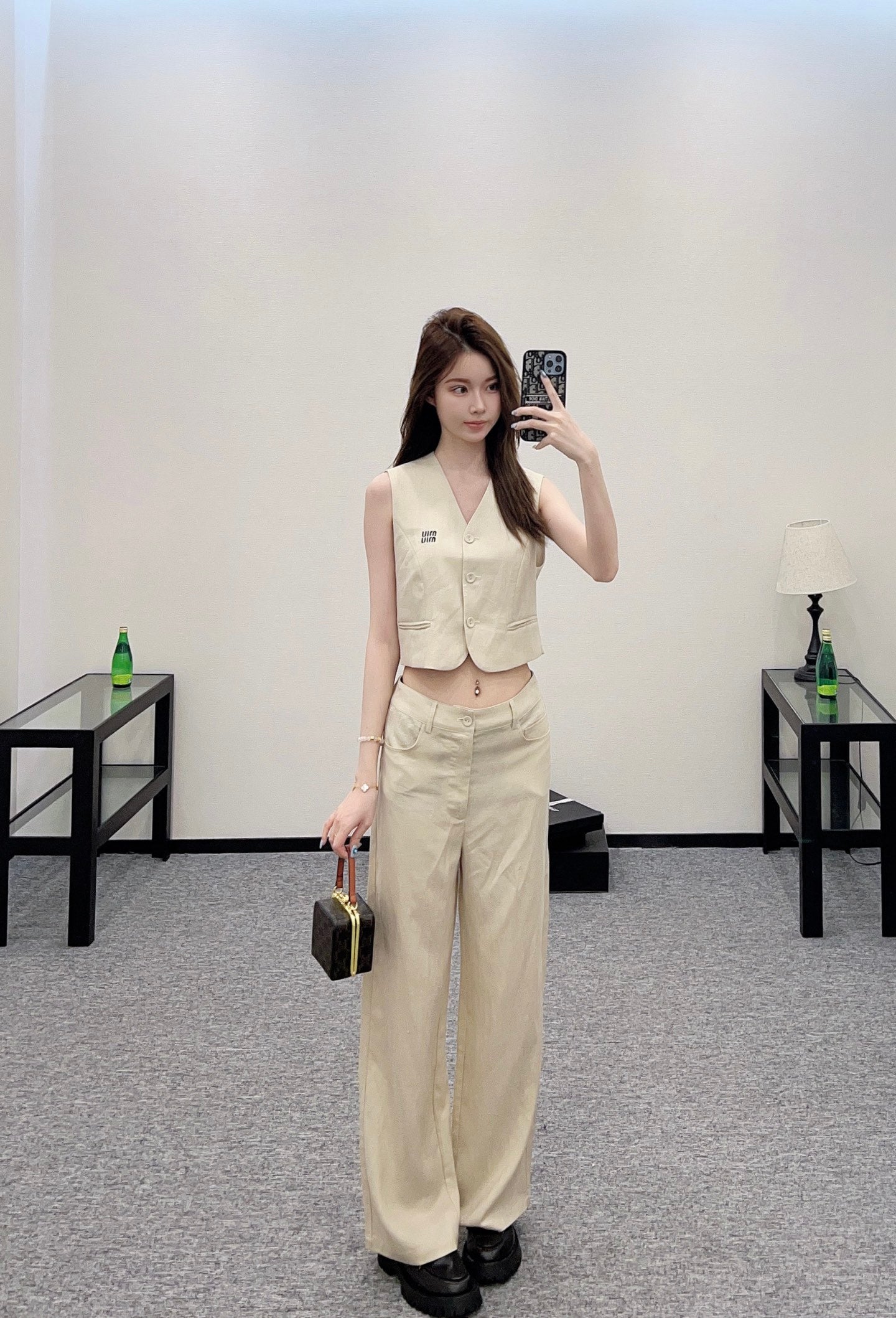 Mi*mi*♥2025 new products Vest and trousers set