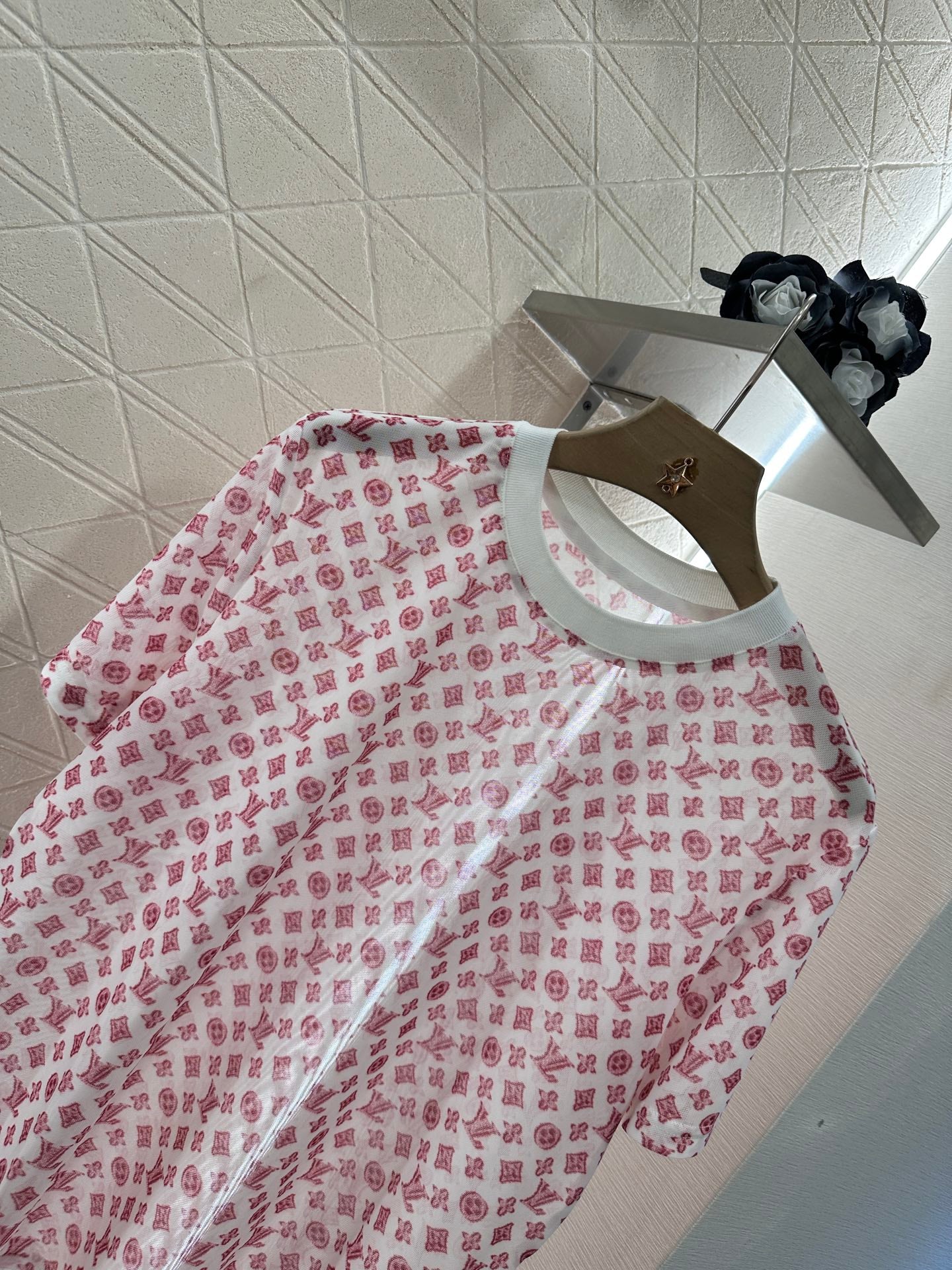 Louis *♥2025 new product Transparent short sleeves