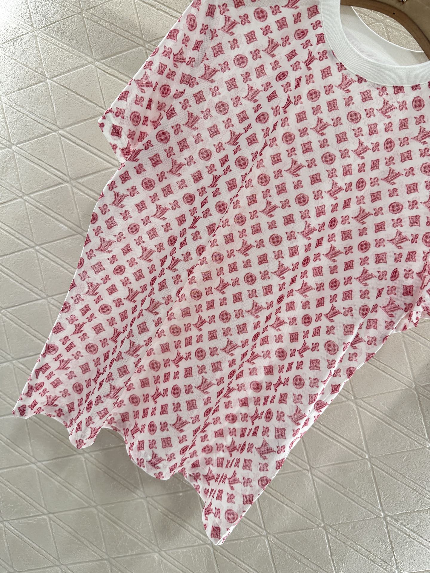 Louis *♥2025 new product Transparent short sleeves