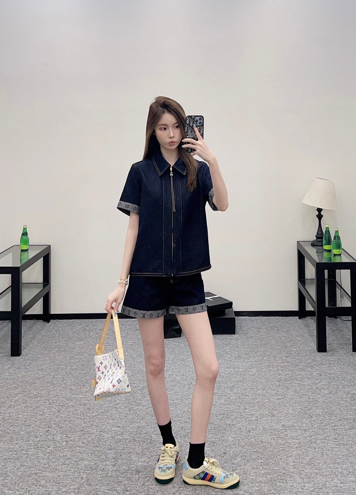 Louis*♥2025 new products Jacket and shorts set