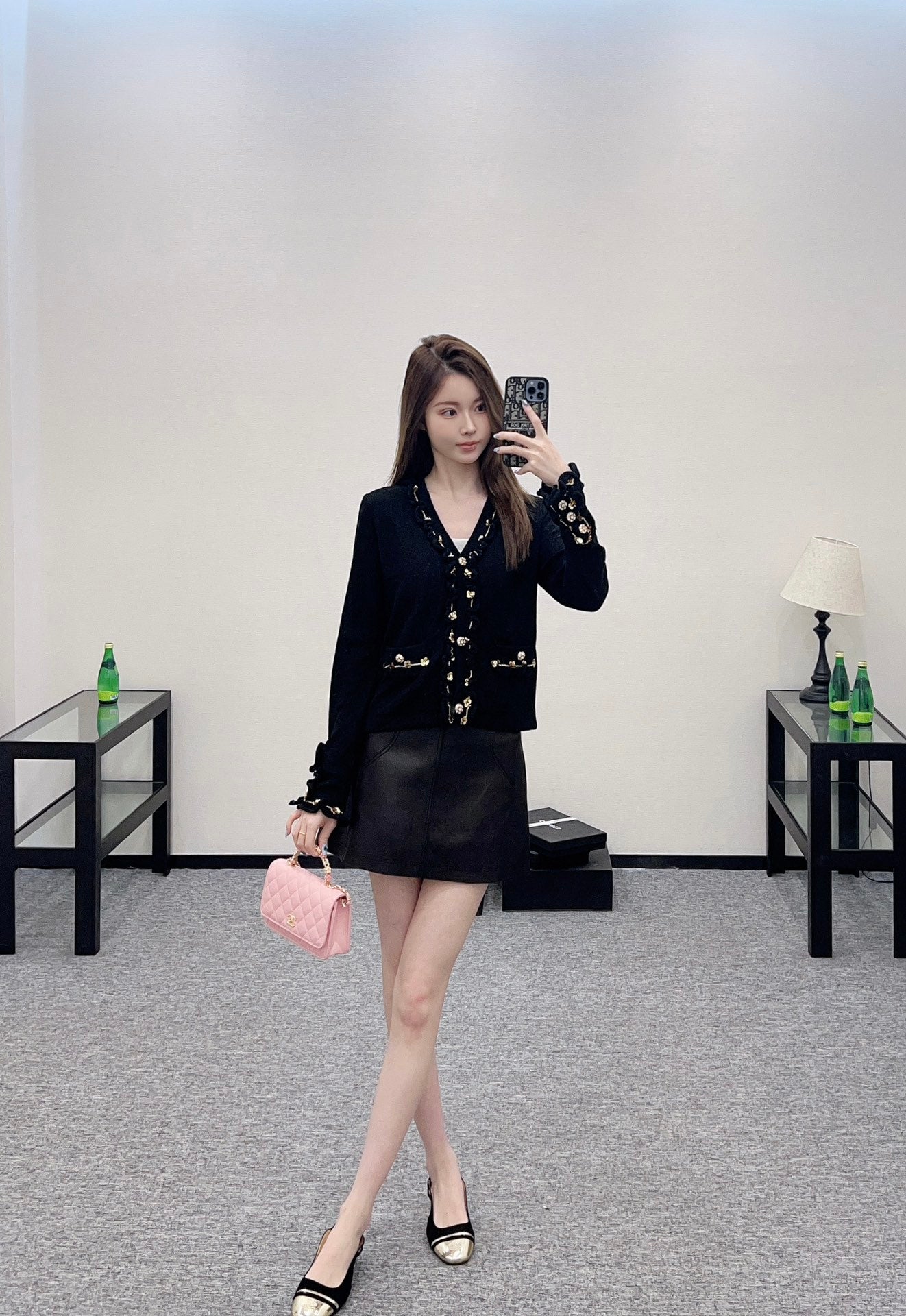 C*♥2024 new product Beaded knitted cardigan