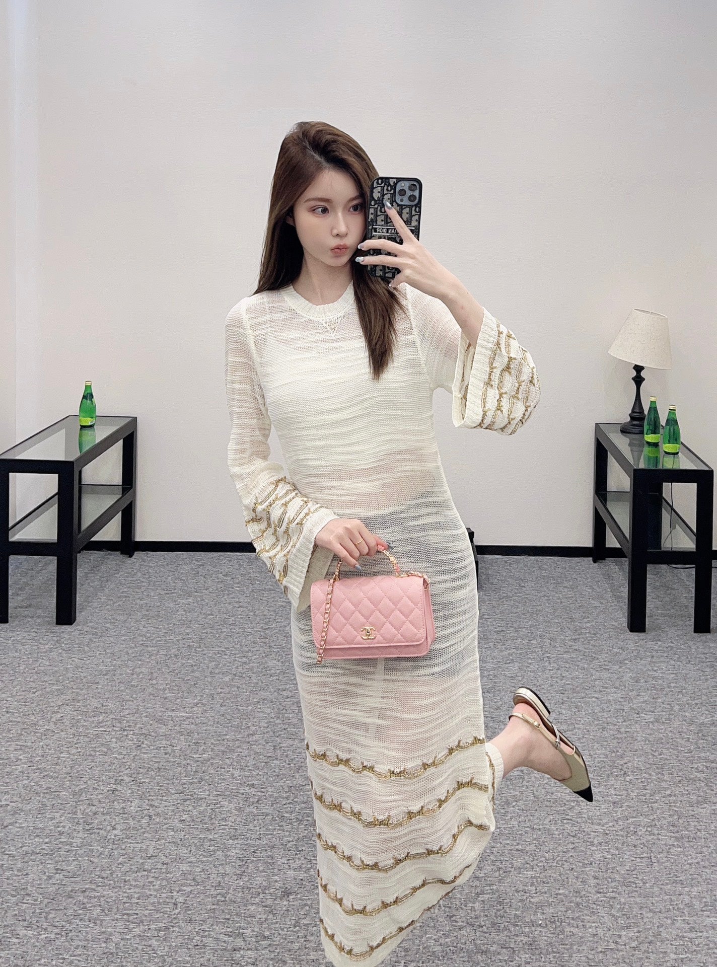 C*♥2025 new product Embroidered long skirt