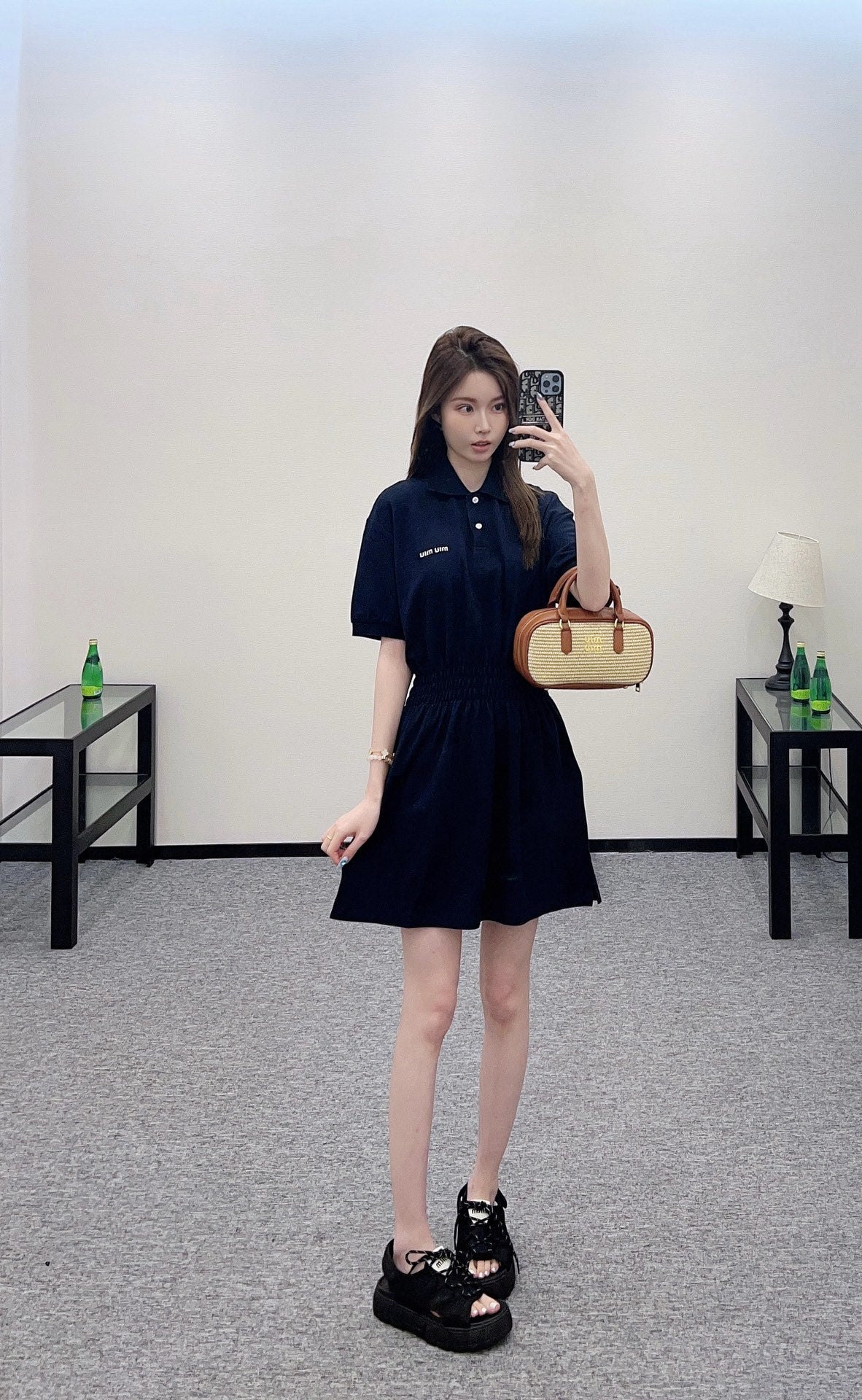 Mi*mi*♥2025 new products Short-sleeved dress