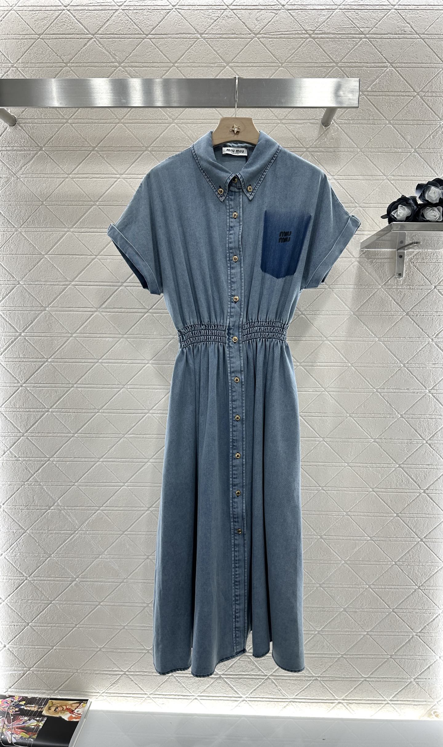 Mi*mi*♥2025 new products Denim dress