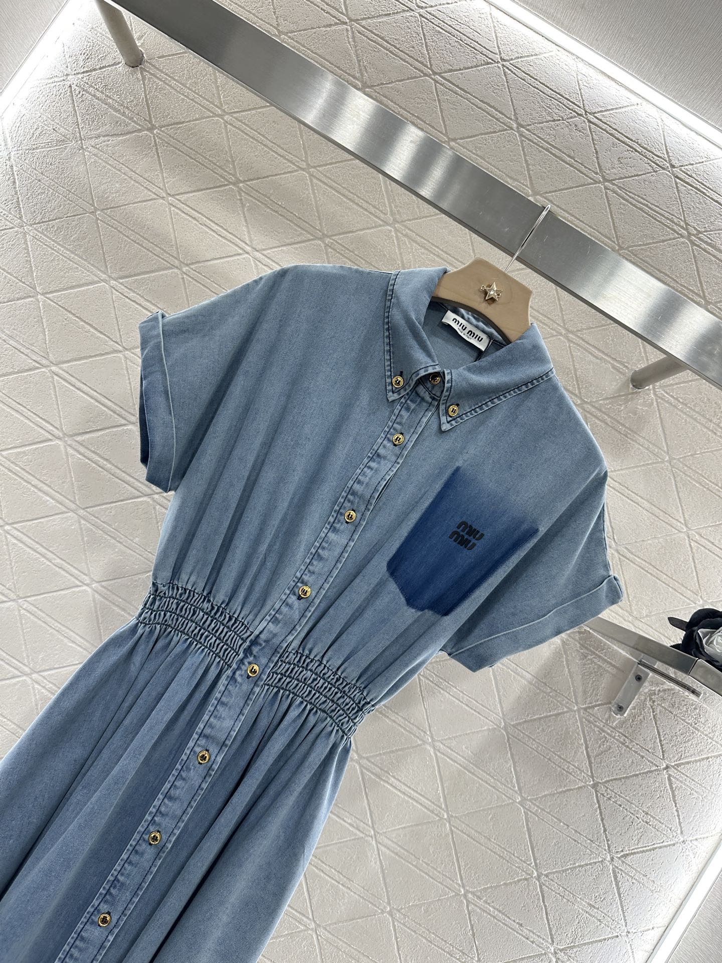 Mi*mi*♥2025 new products Denim dress