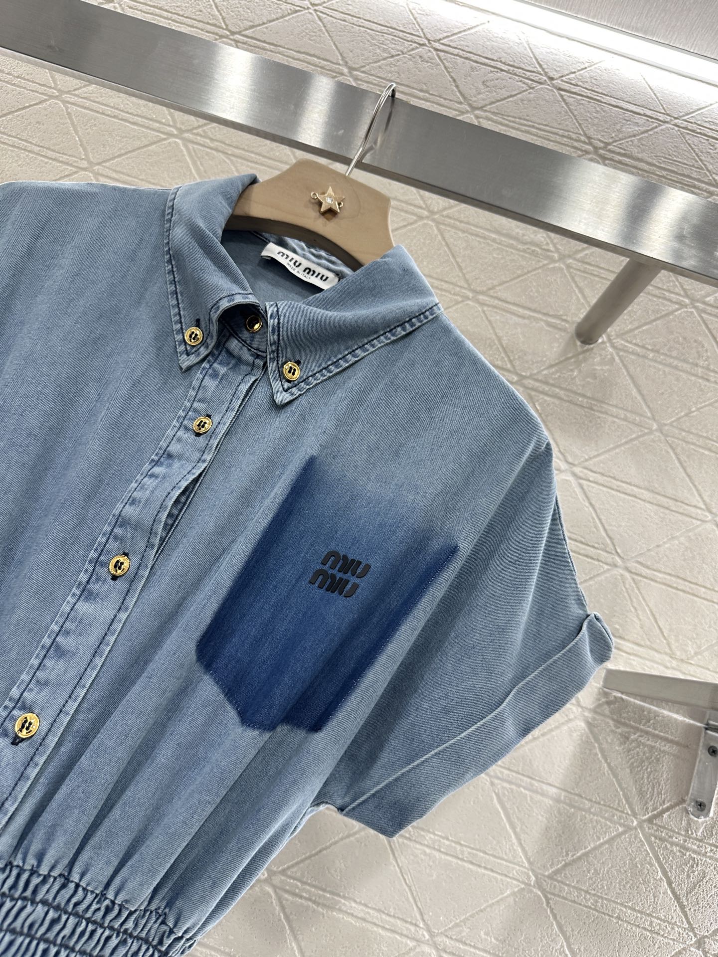 Mi*mi*♥2025 new products Denim dress