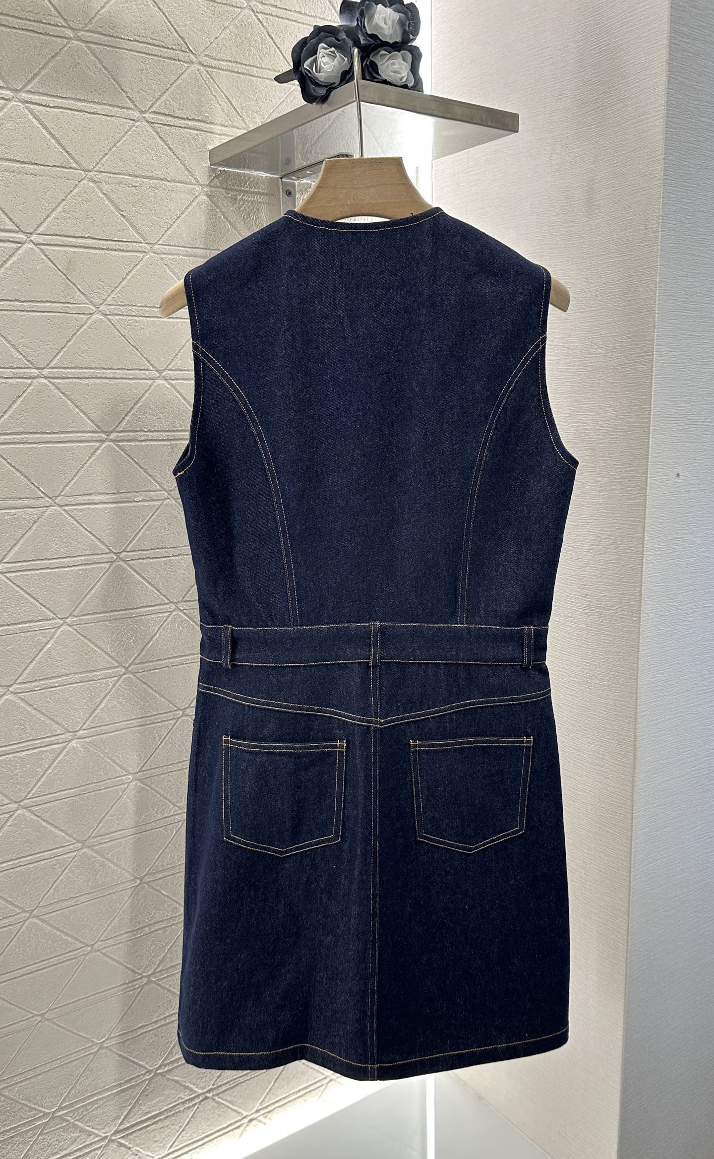 Louis*♥2025 new product Denim vest skirt