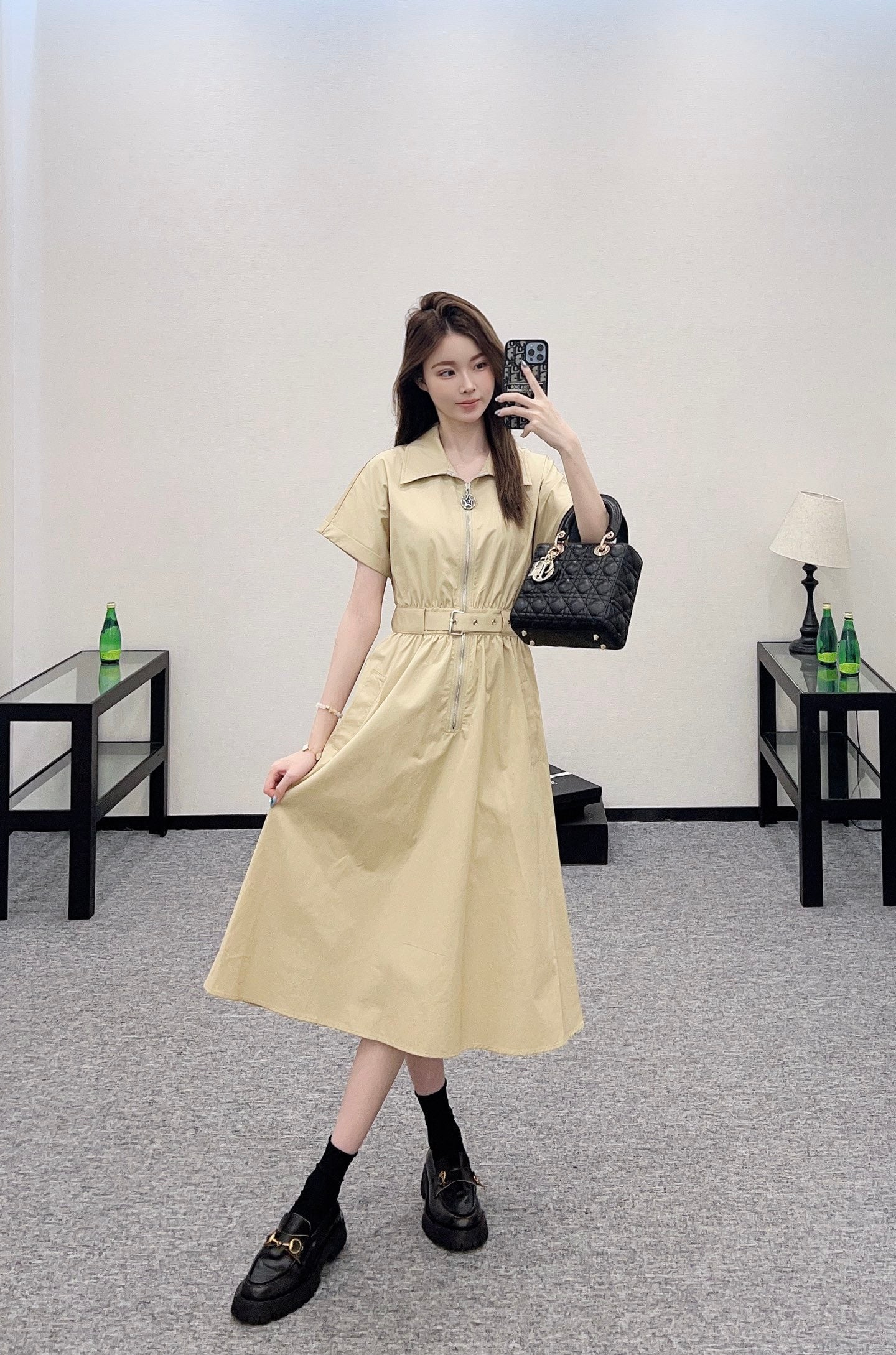 D*♥2025 new product Lapel dress