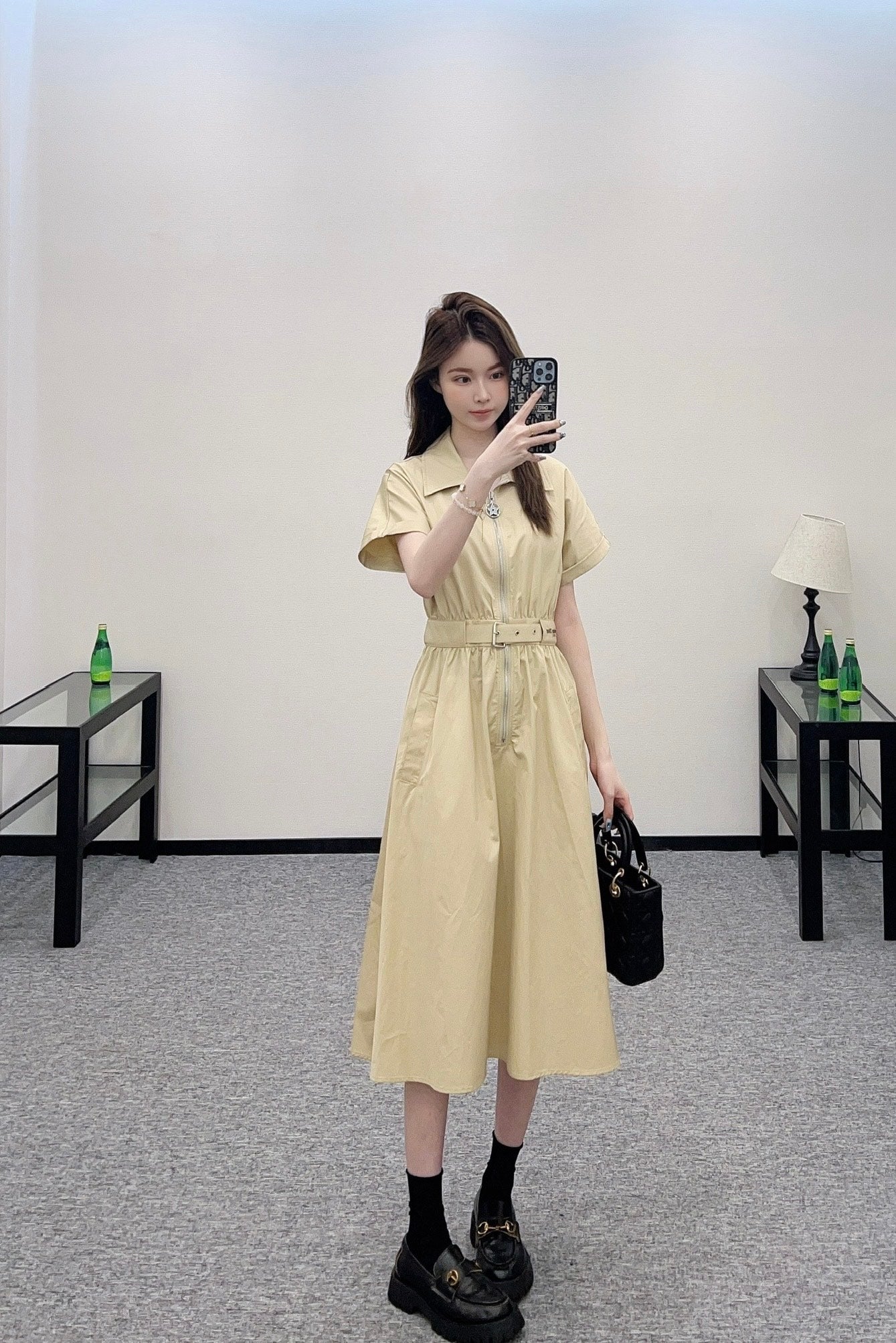 D*♥2025 new product Lapel dress