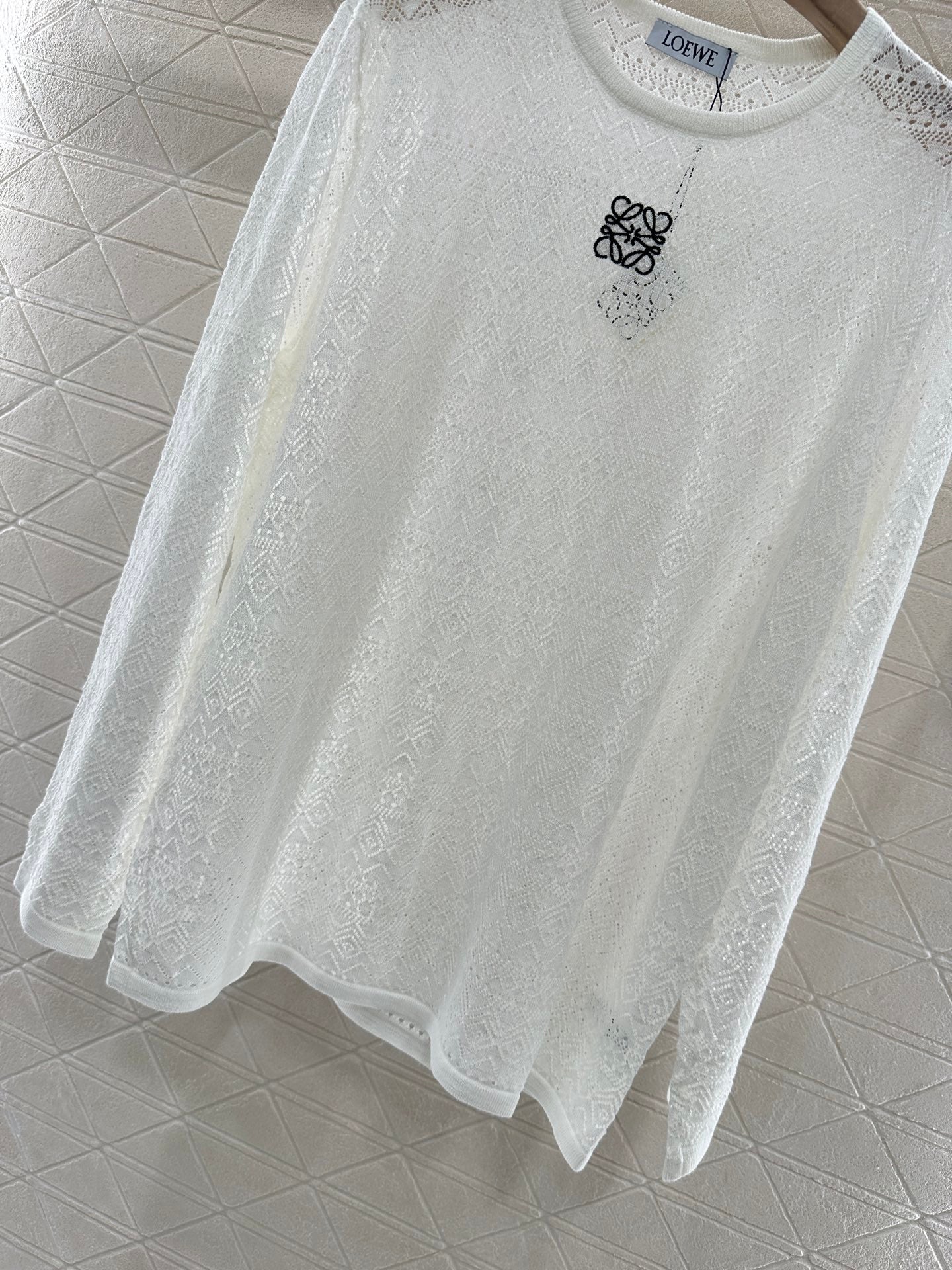 L*♥2025 new product Hollow knitted long sleeves