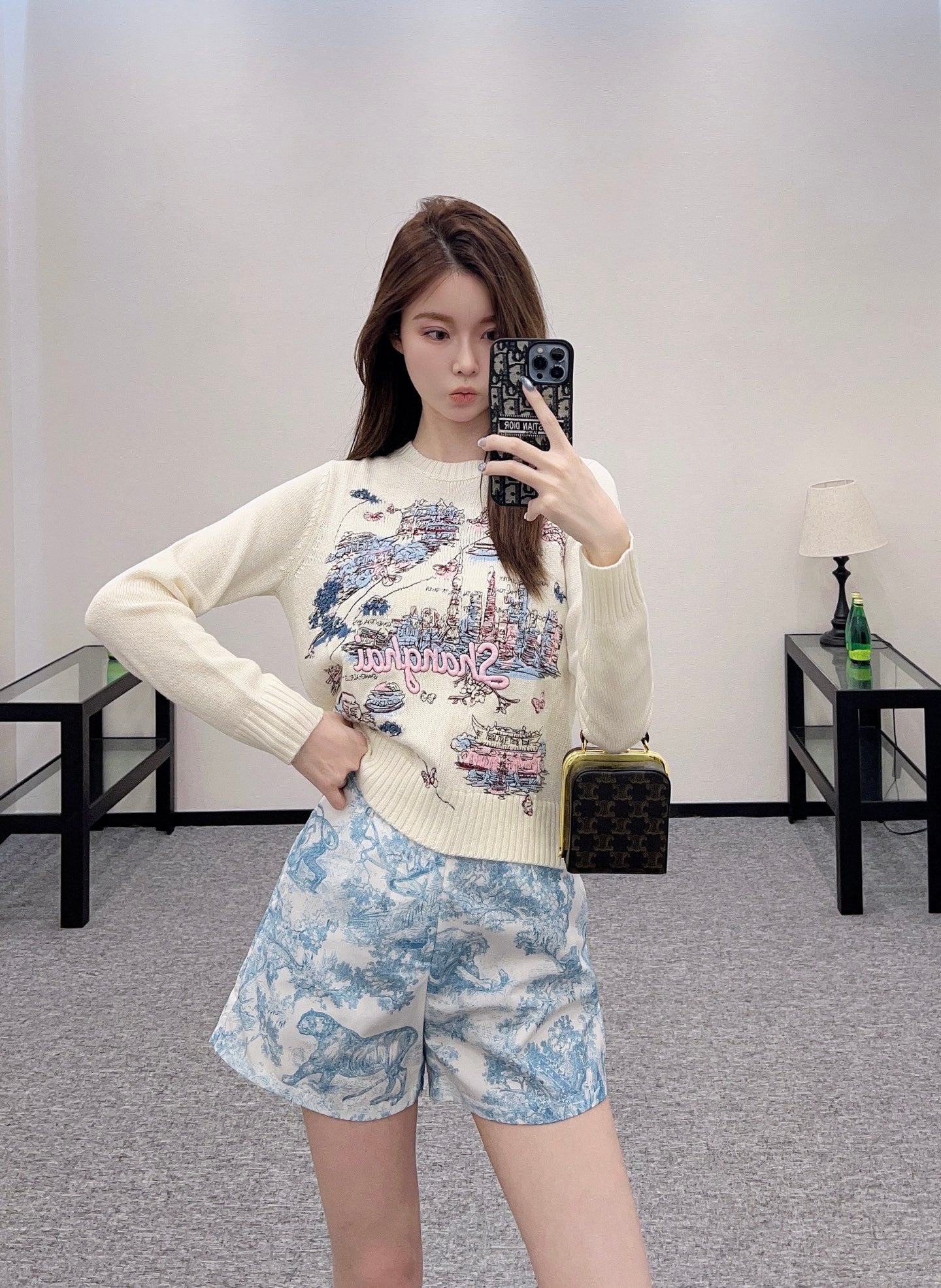D*♥2025 new products Embroidered sweater