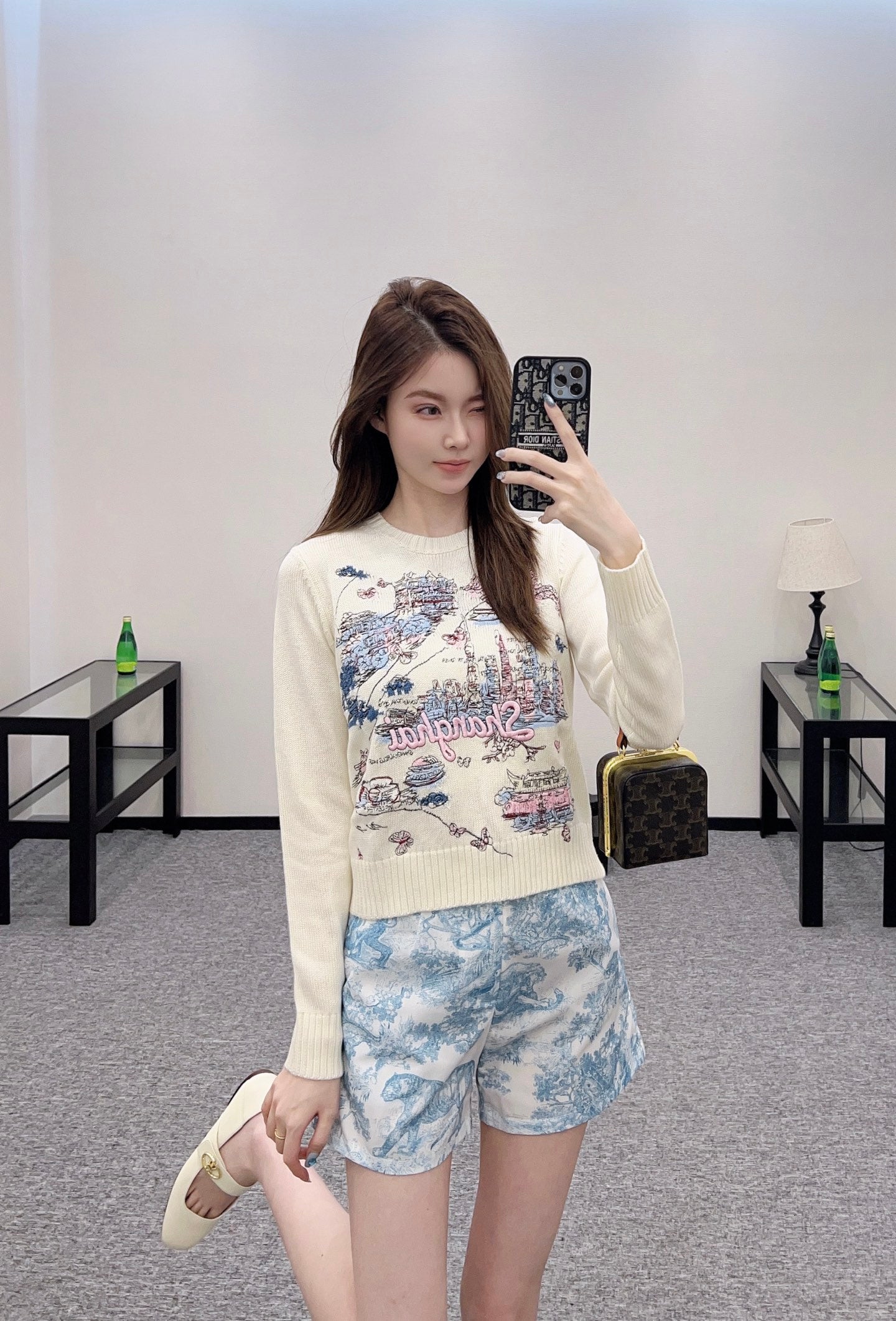 D*♥2025 new products Embroidered sweater