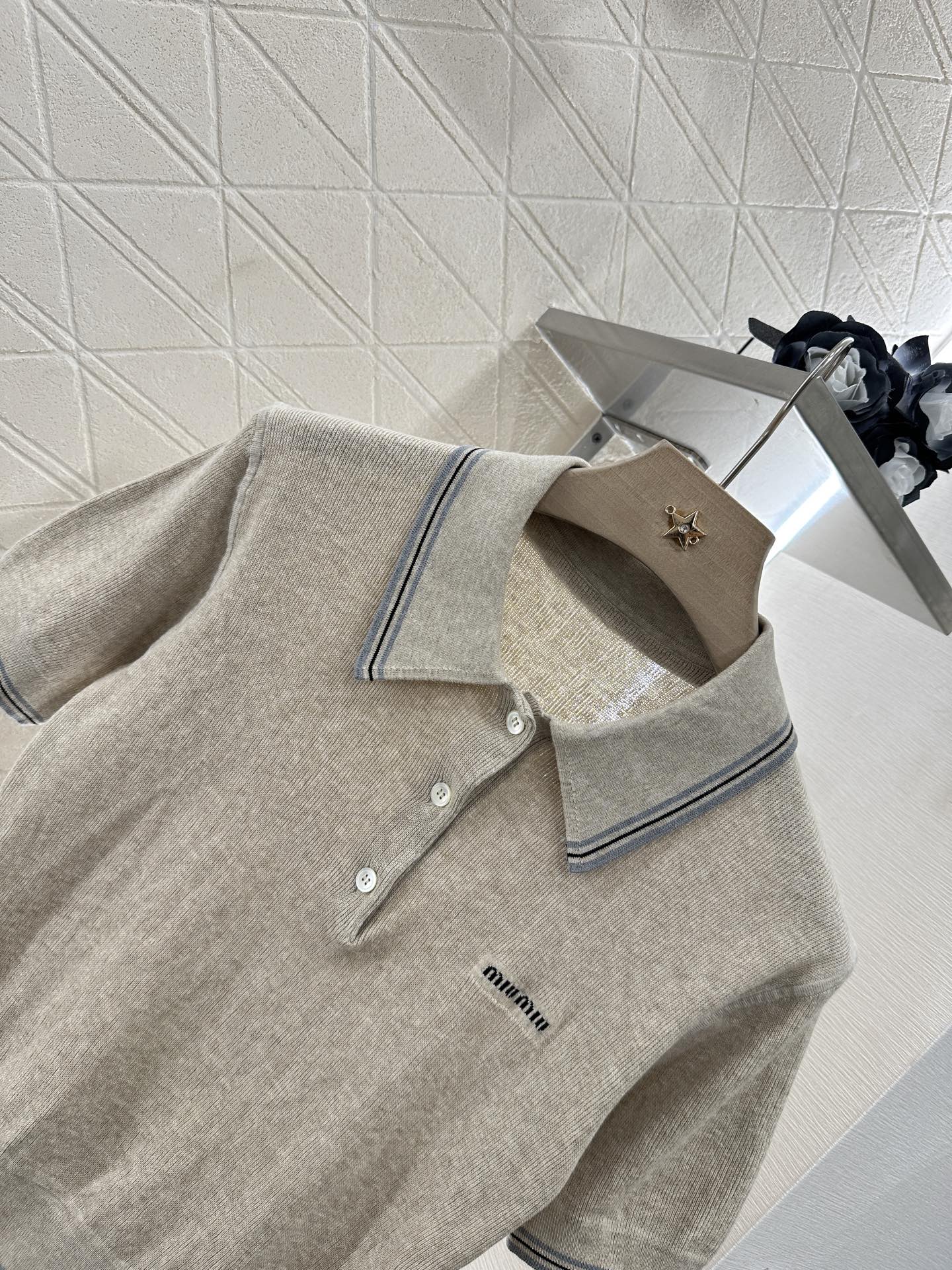 Mi*mi*♥2025 new products Knitted short sleeves