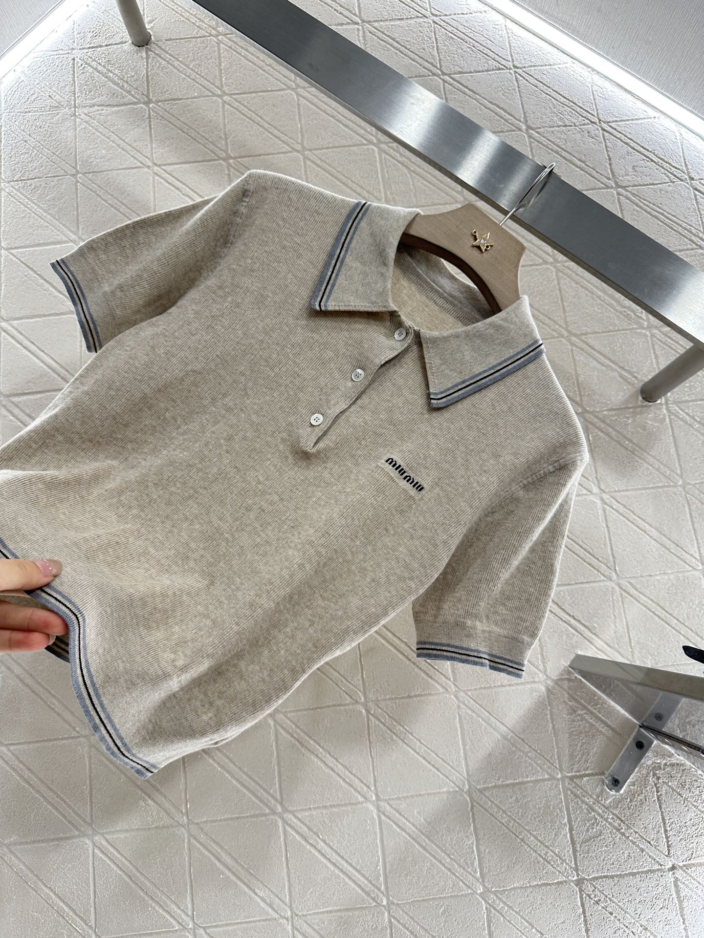 Mi*mi*♥2025 new products Knitted short sleeves