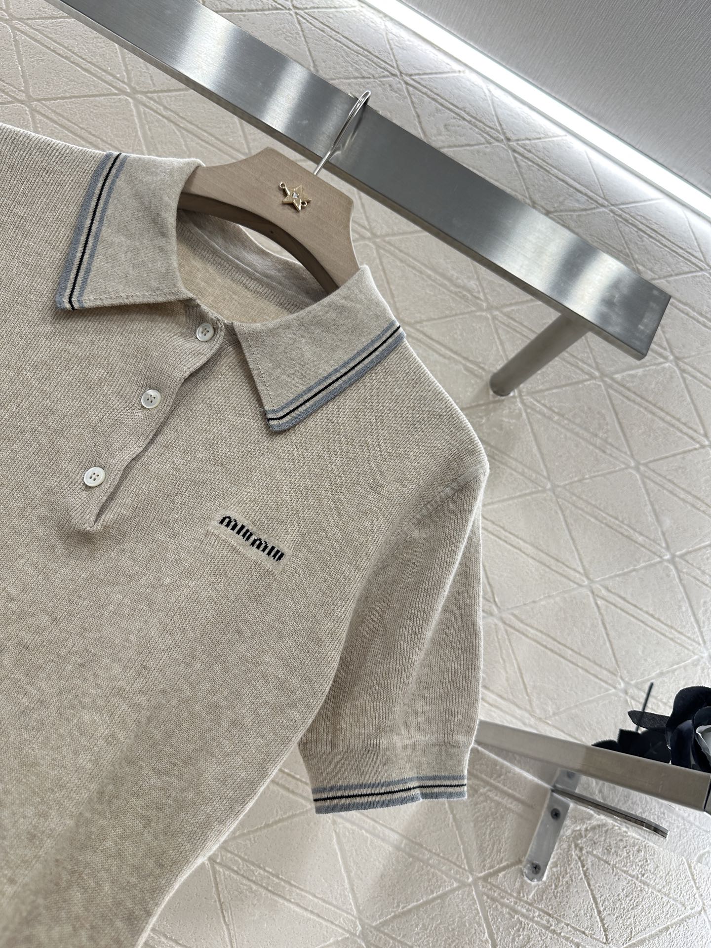 Mi*mi*♥2025 new products Knitted short sleeves