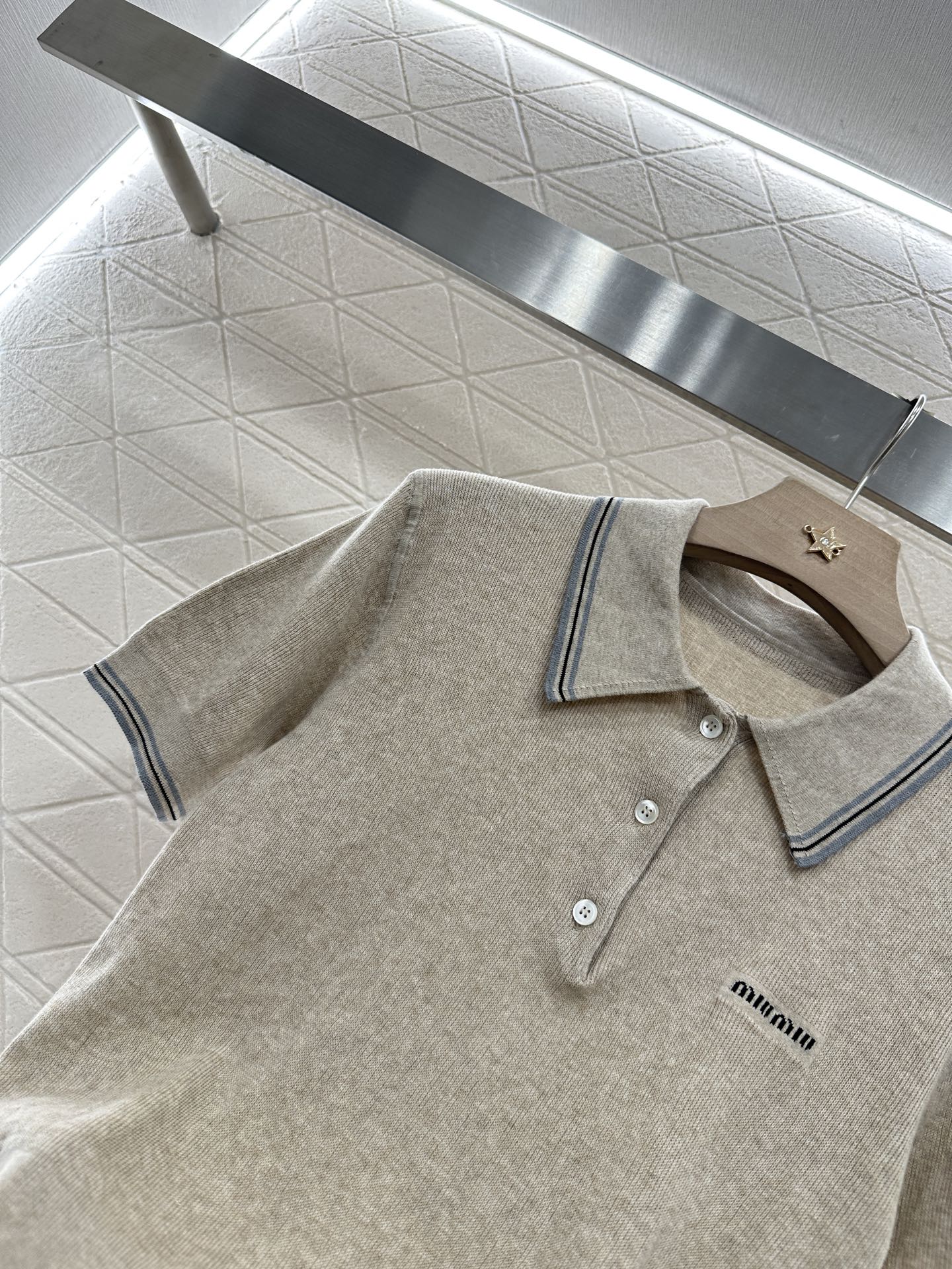 Mi*mi*♥2025 new products Knitted short sleeves