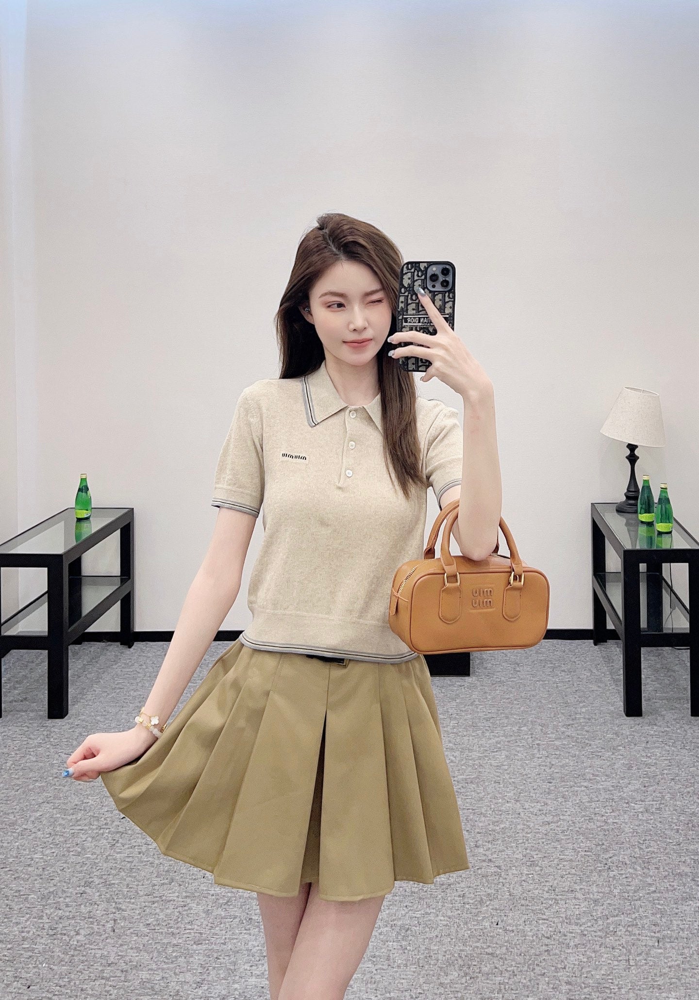 Mi*mi*♥2025 new products Knitted short sleeves