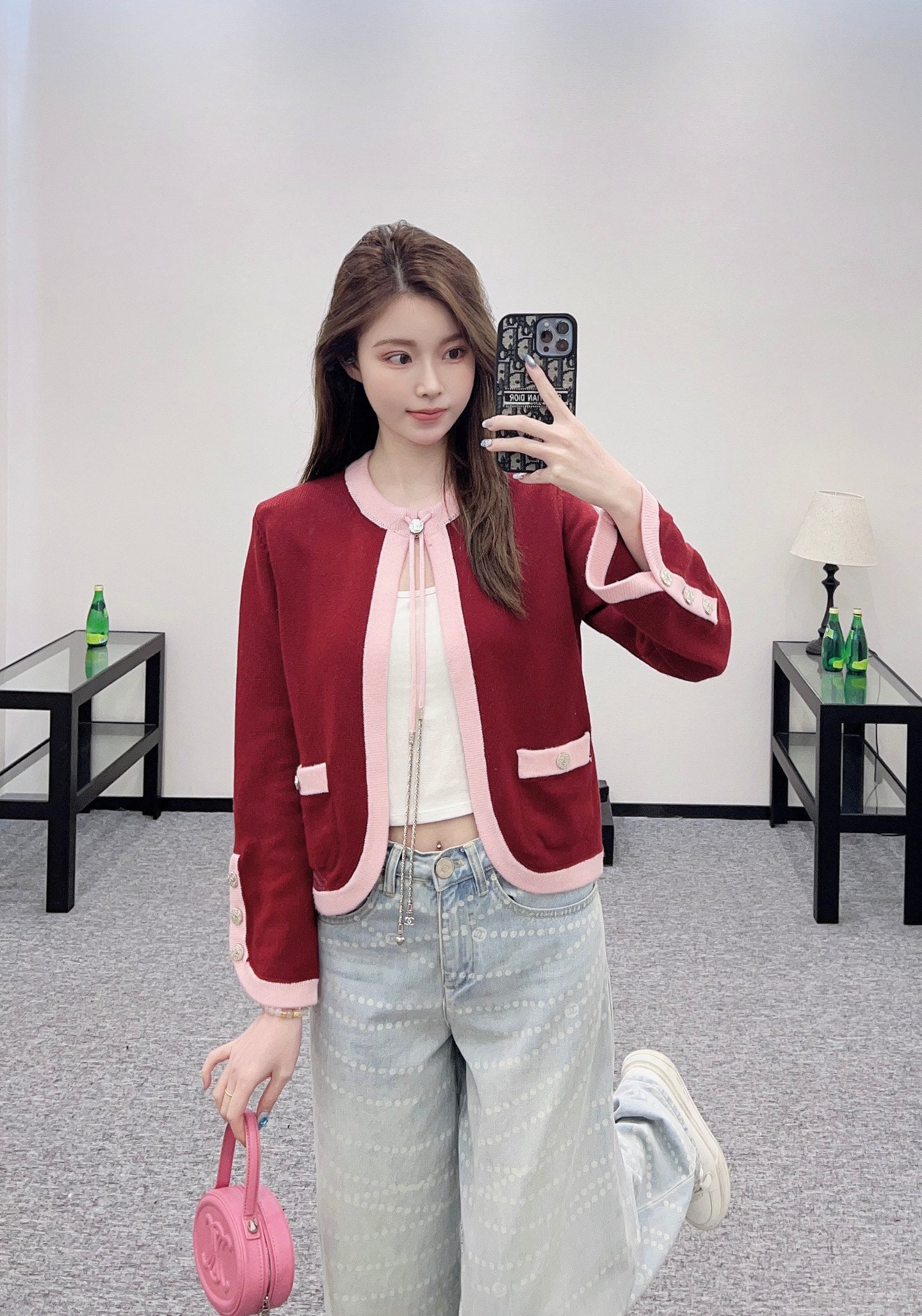 C*♥2025 new products Knitted cardigan