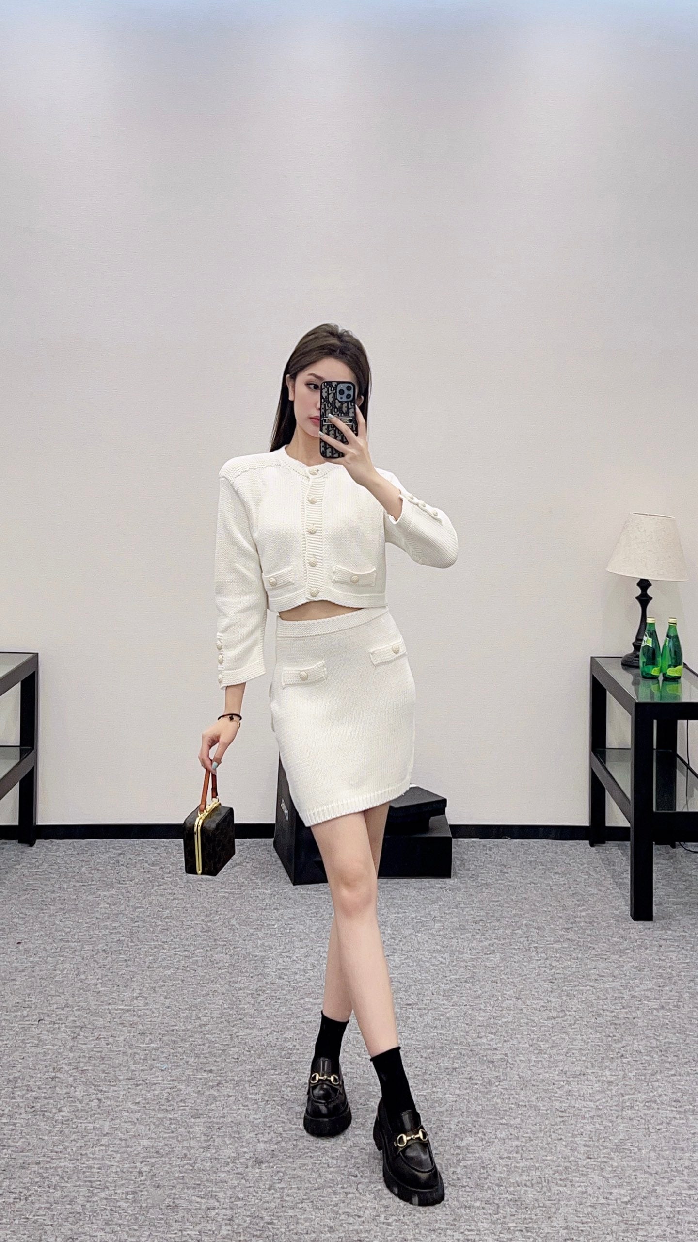 ♥C*♥2025 new products Cardigan and skirt set