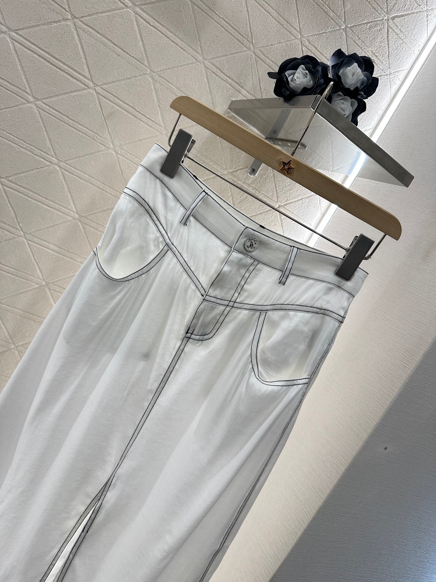 C*♥2025 new product Vest slit long skirt suit