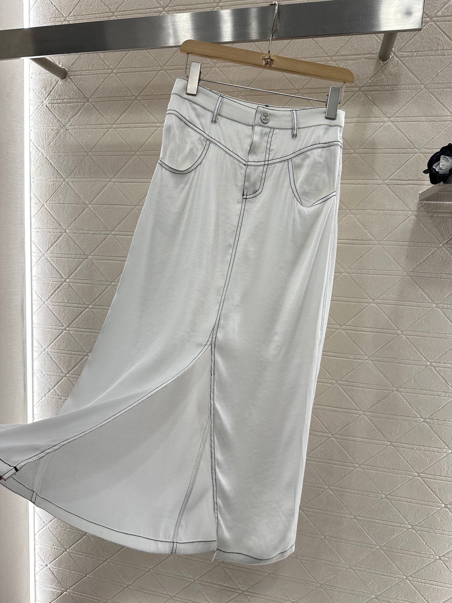 C*♥2025 new product Vest slit long skirt suit