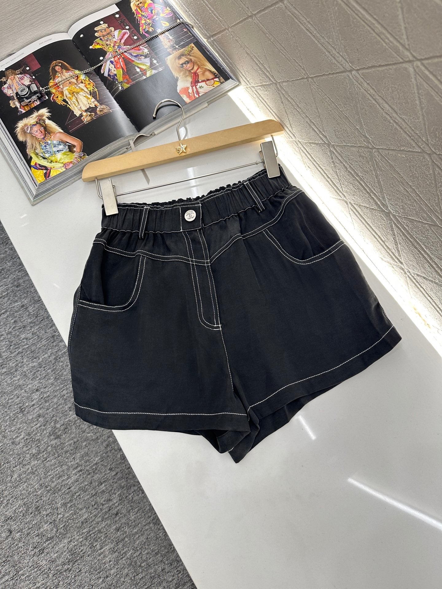 C*♥2025 new product Double C vest shorts set