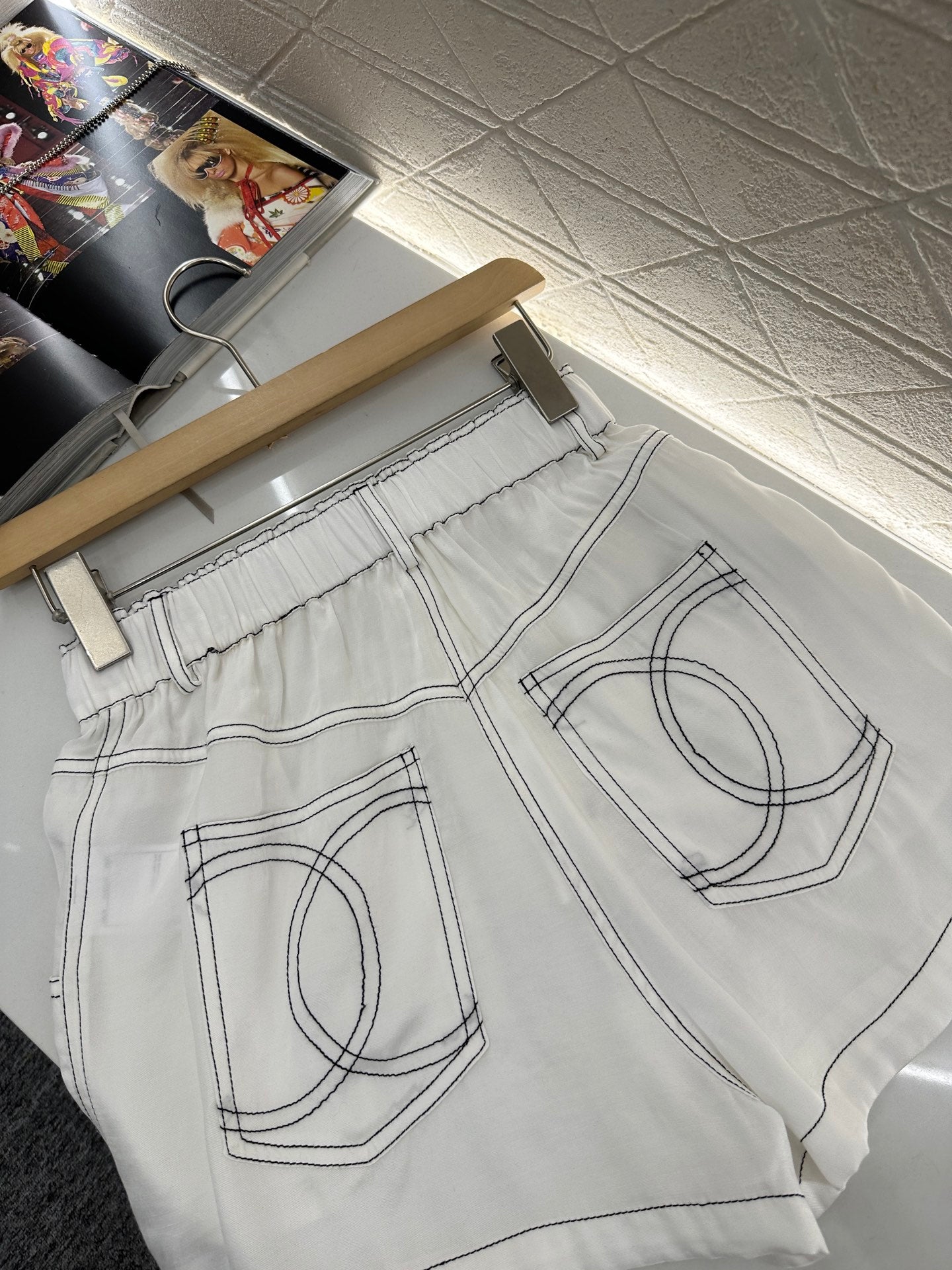 C*♥2025 new product Double C vest shorts set