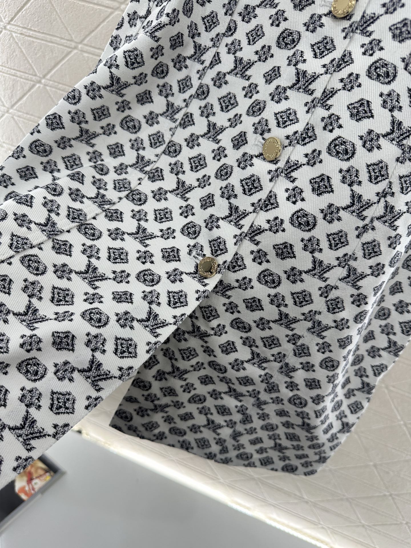 L*♥2025 new product Printed belt denim dress