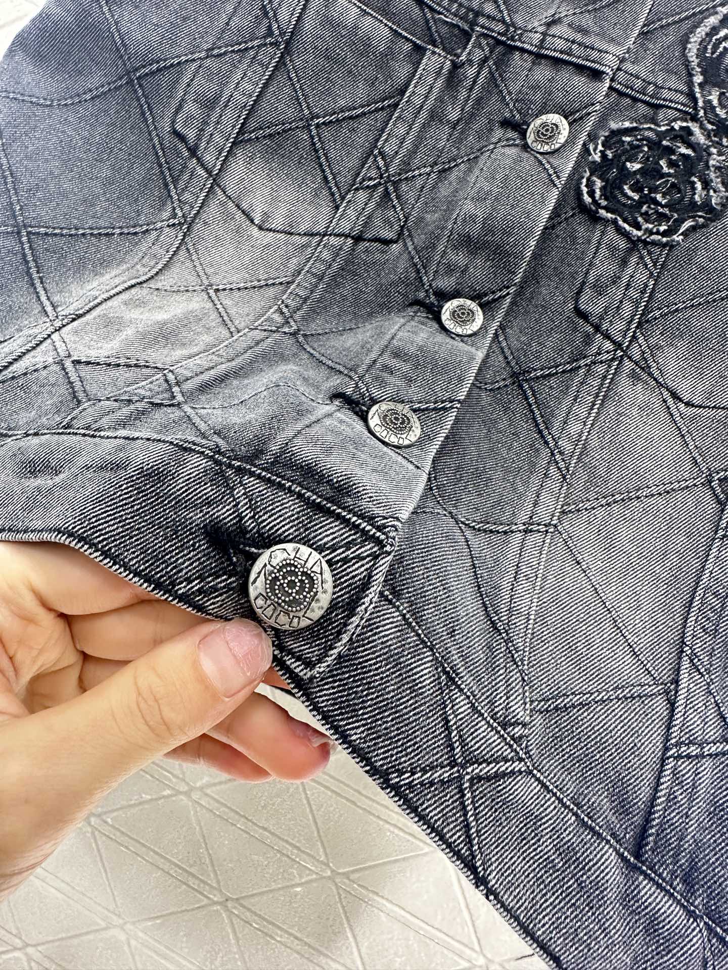 C*♥2025 new products Denim vest and short skirt set