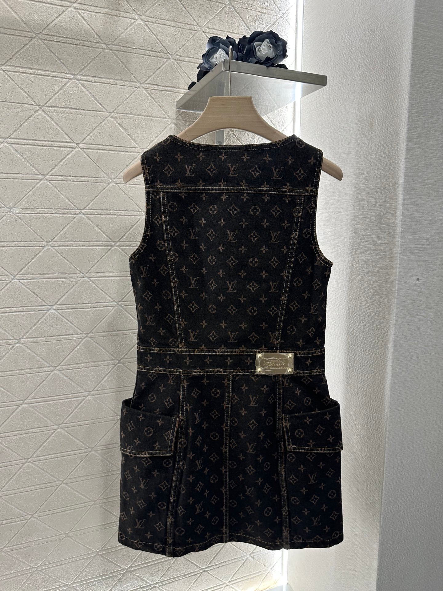 L*♥2025 new products Denim vest skirt