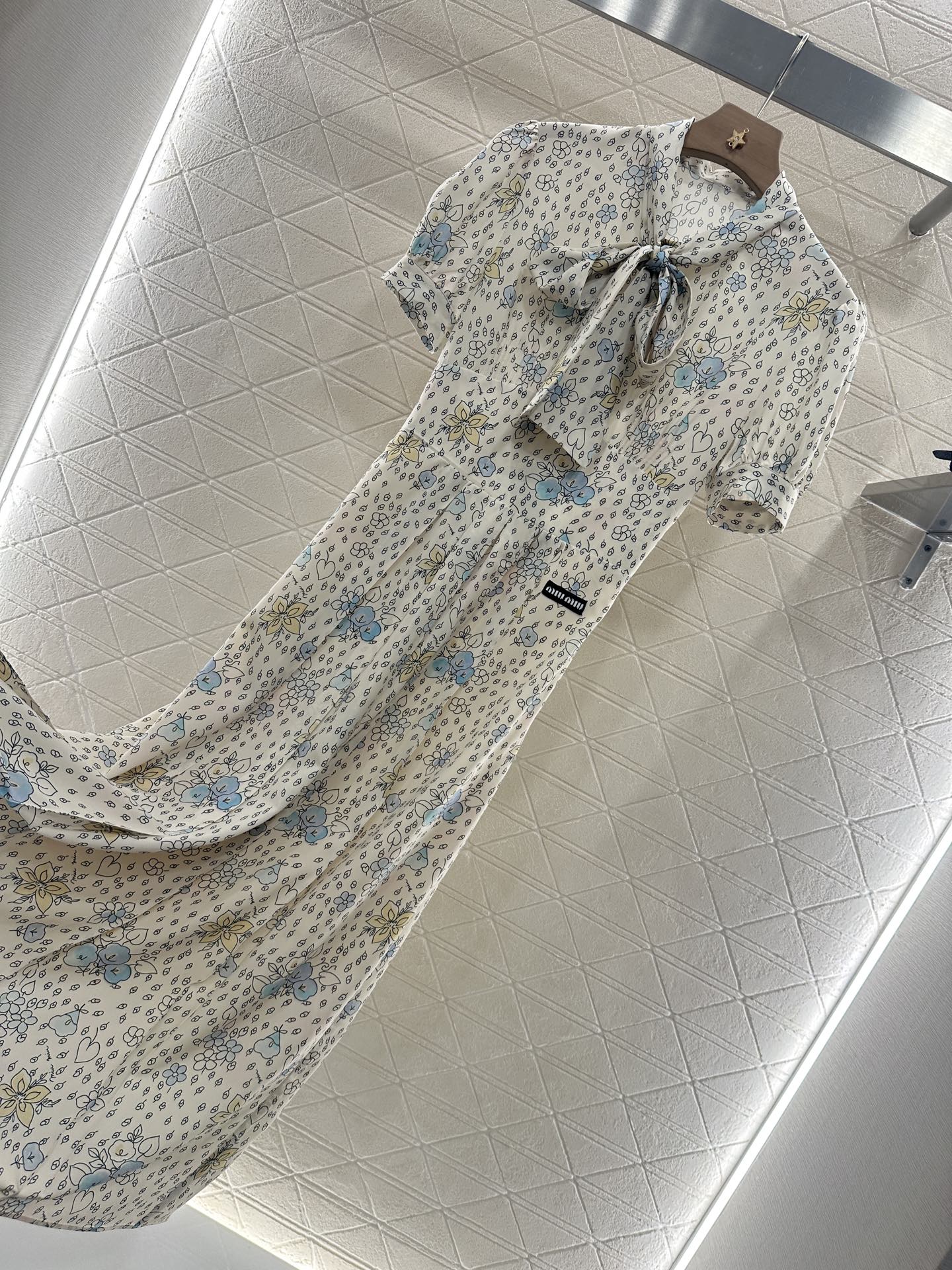 Mi*mi*♥2025 new product Floral retro dress